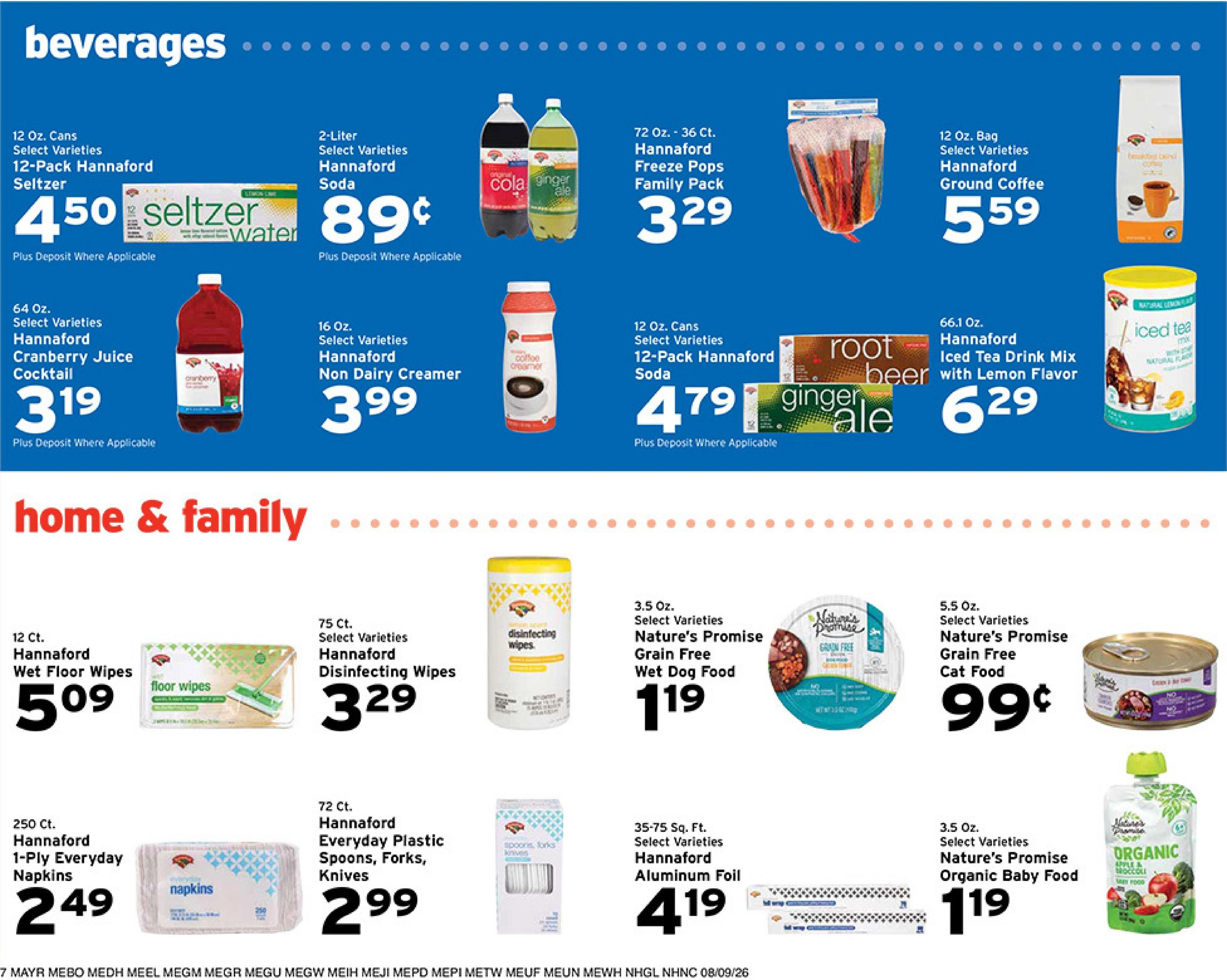 Danforth's Supermarket flyer page 7