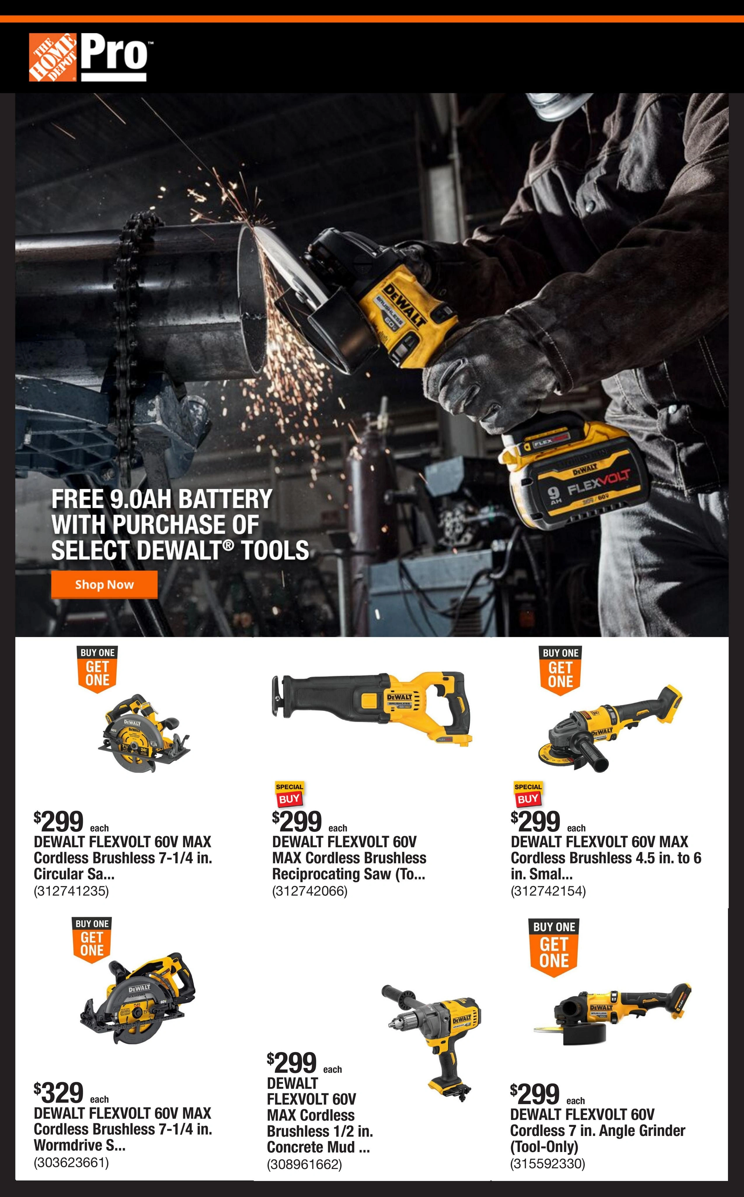 Home Depot flyer page 1