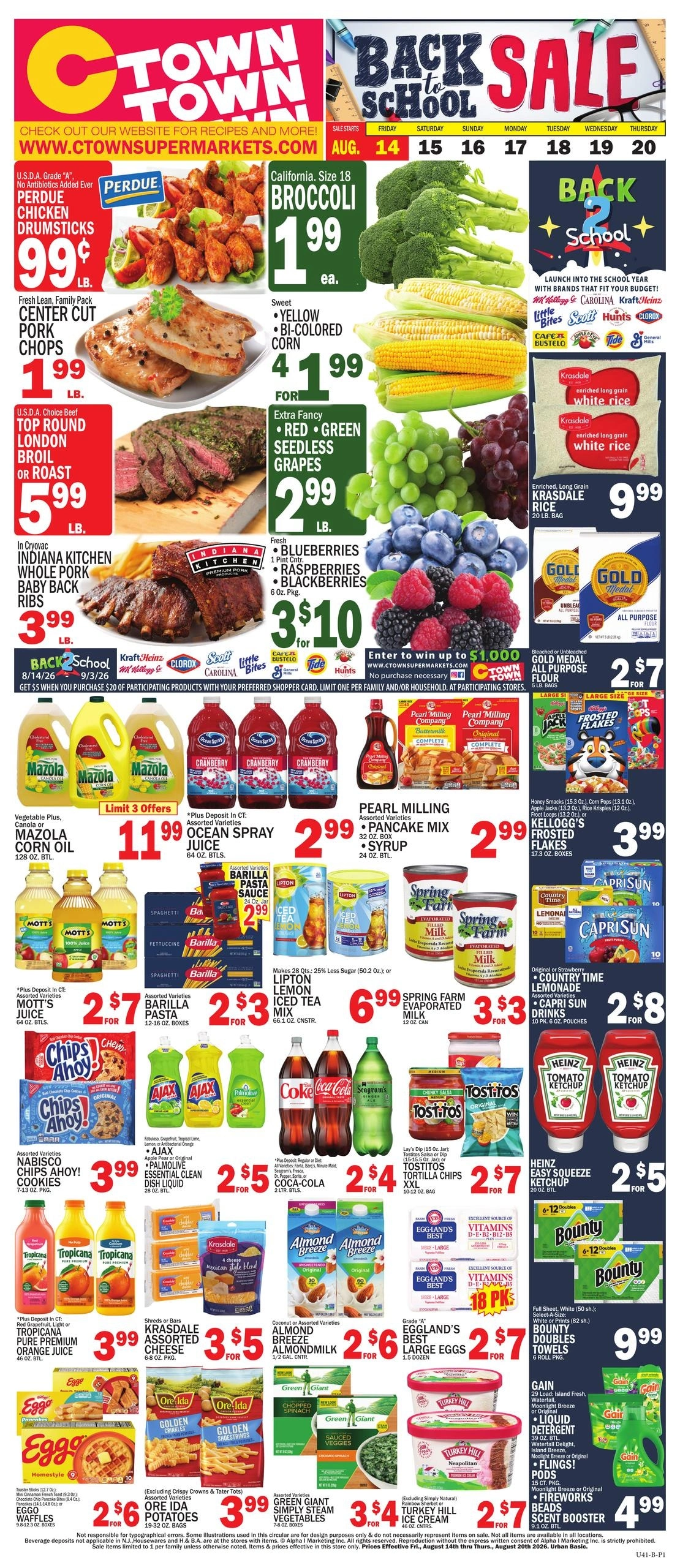 C Town flyer page 1