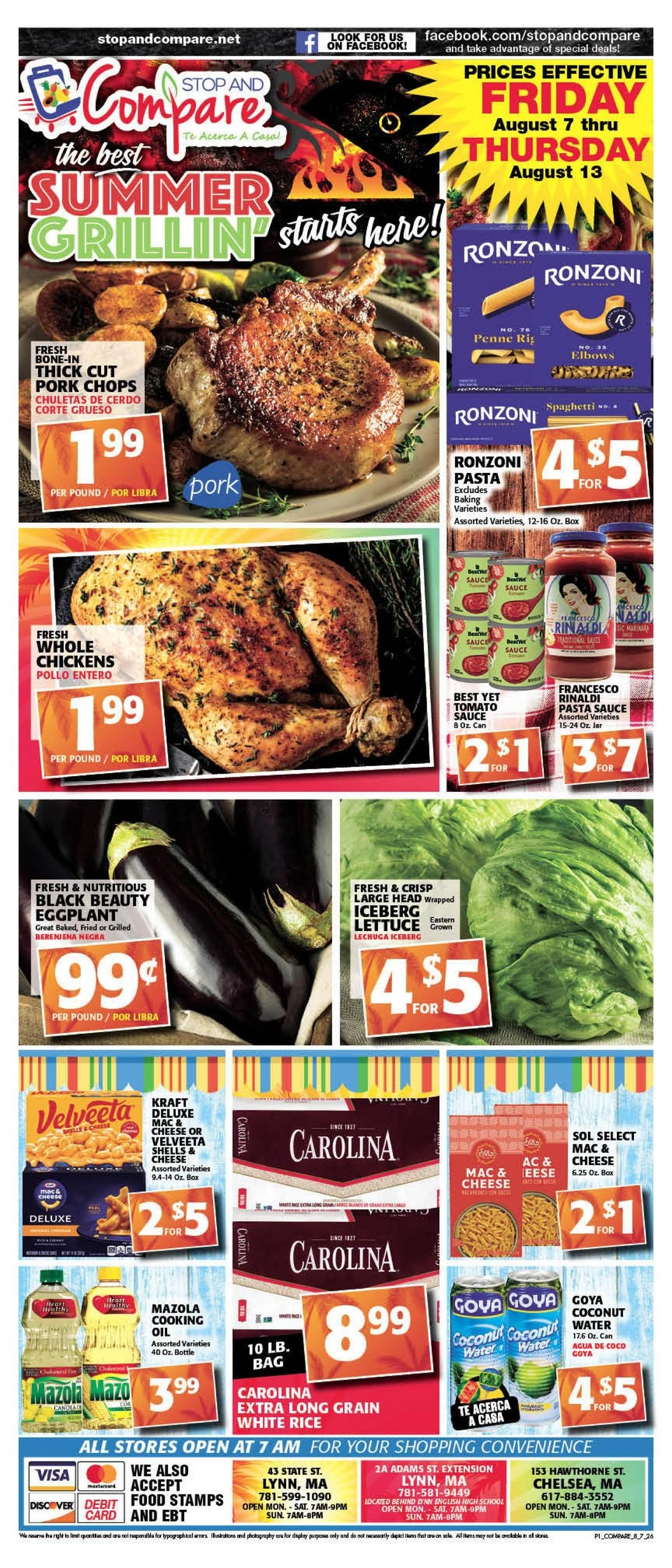 Stop and Compare Markets flyer page 1
