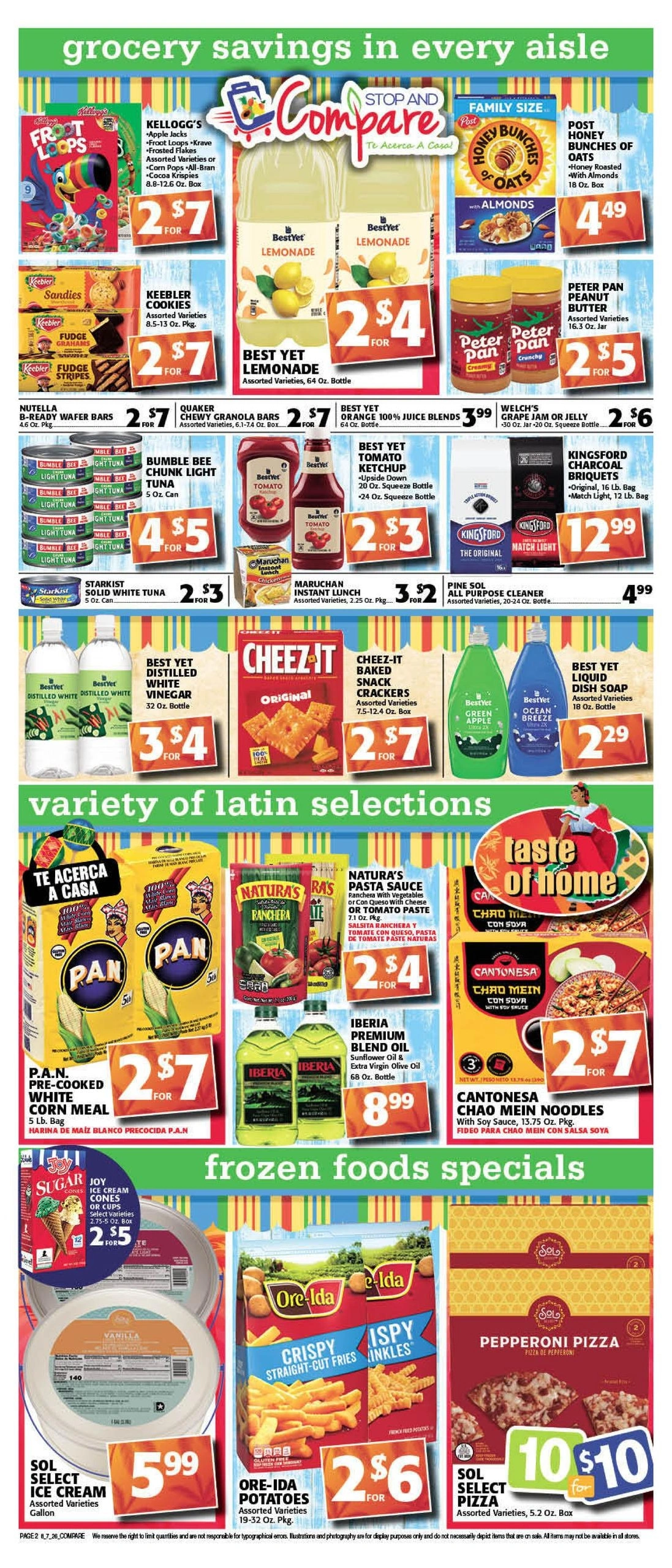 Stop and Compare Markets flyer page 2