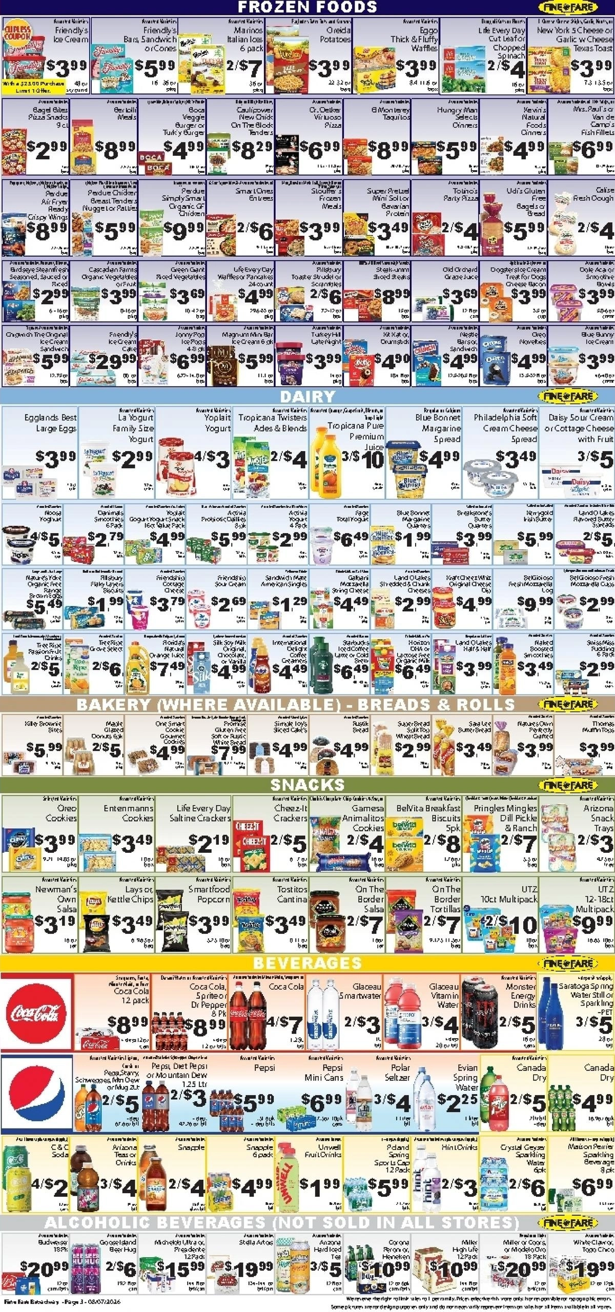 Fine Fare Supermarkets flyer page 3