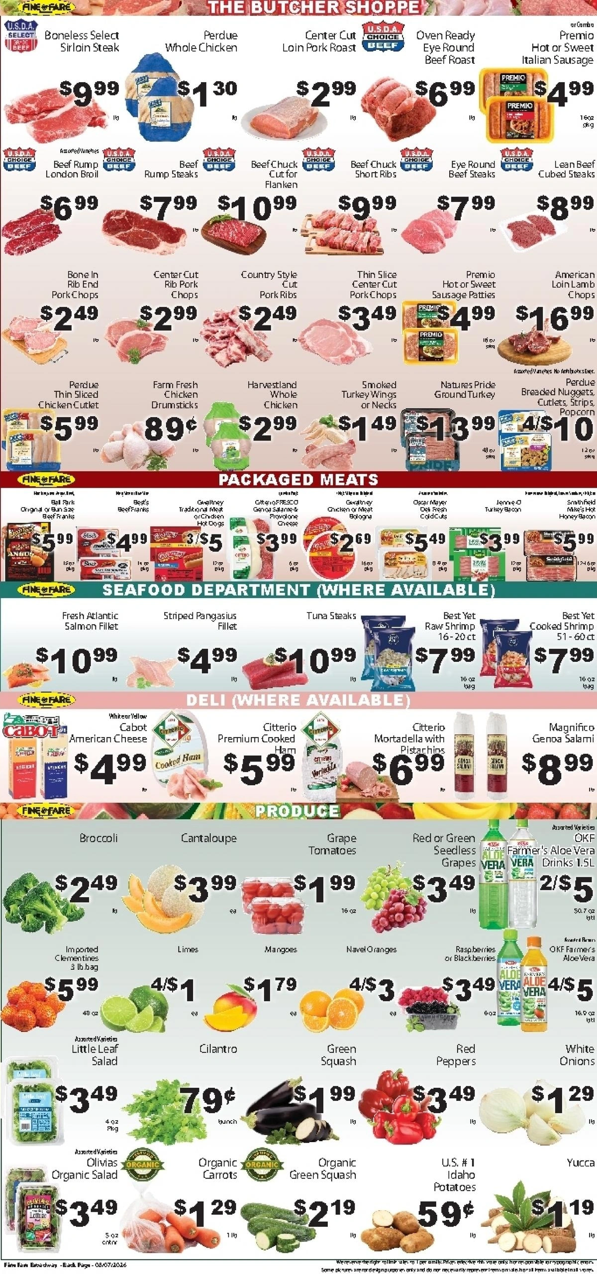 Fine Fare Supermarkets flyer page 4