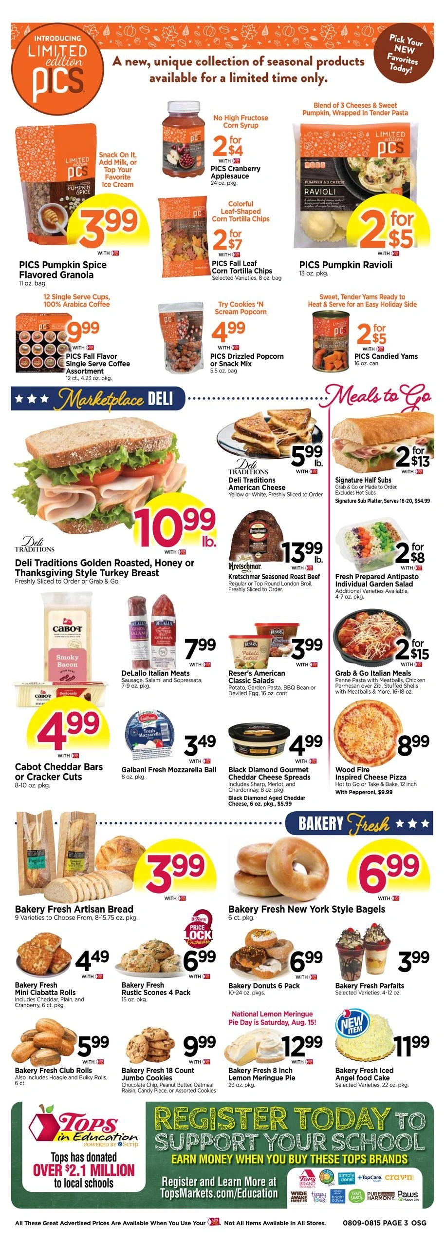 Tops Friendly Markets flyer page 3