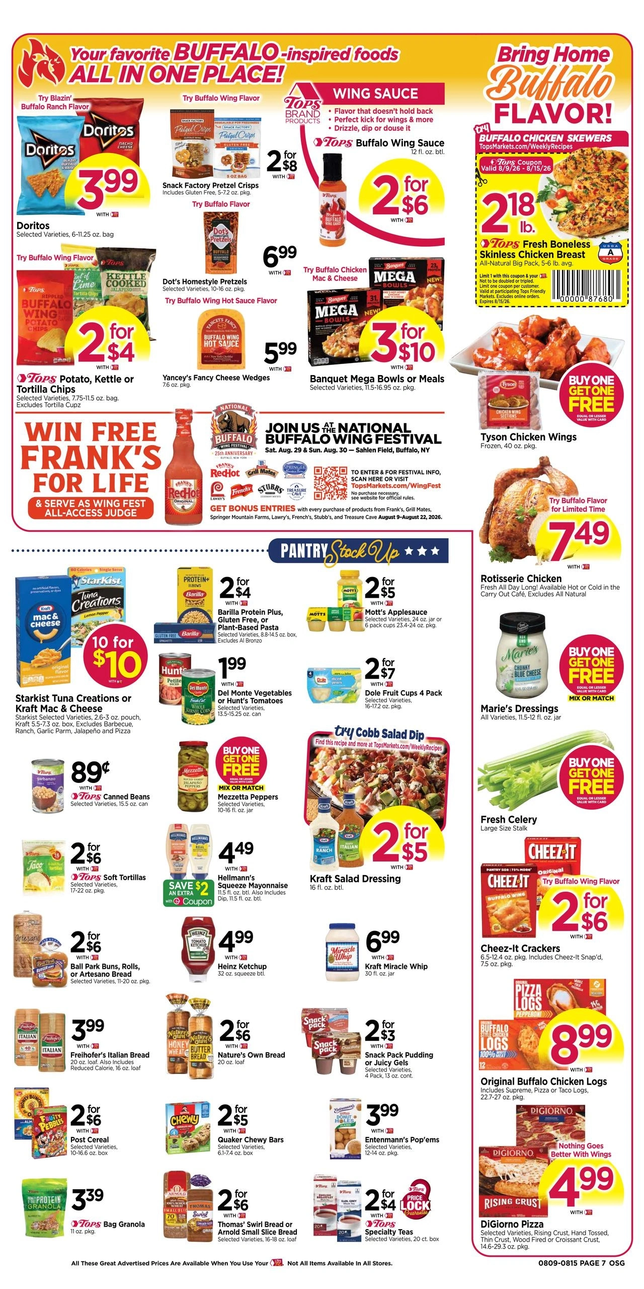 Tops Friendly Markets flyer page 7