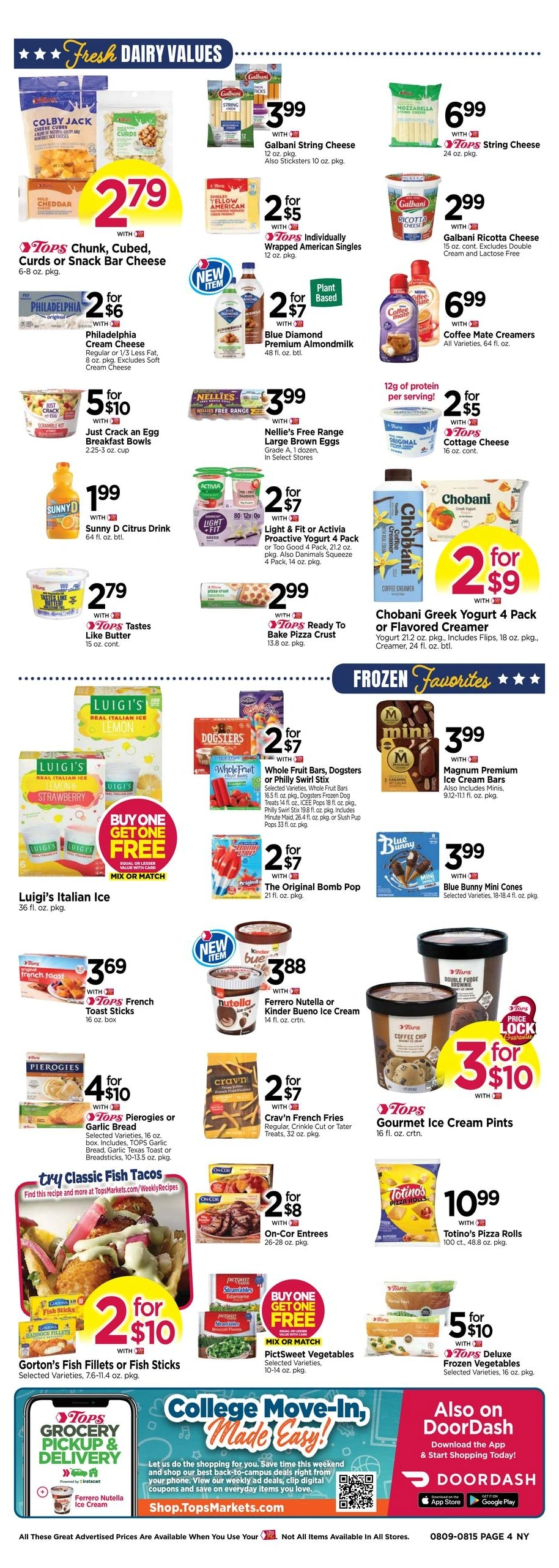 Tops Friendly Markets flyer page 4