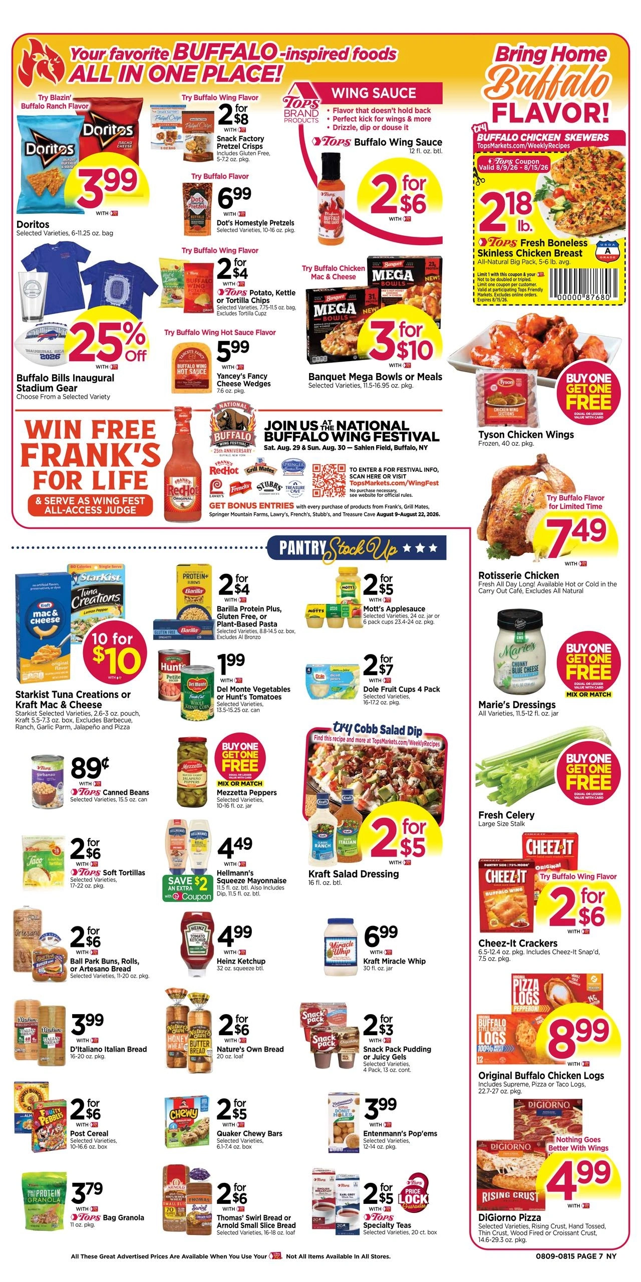 Tops Friendly Markets flyer page 7