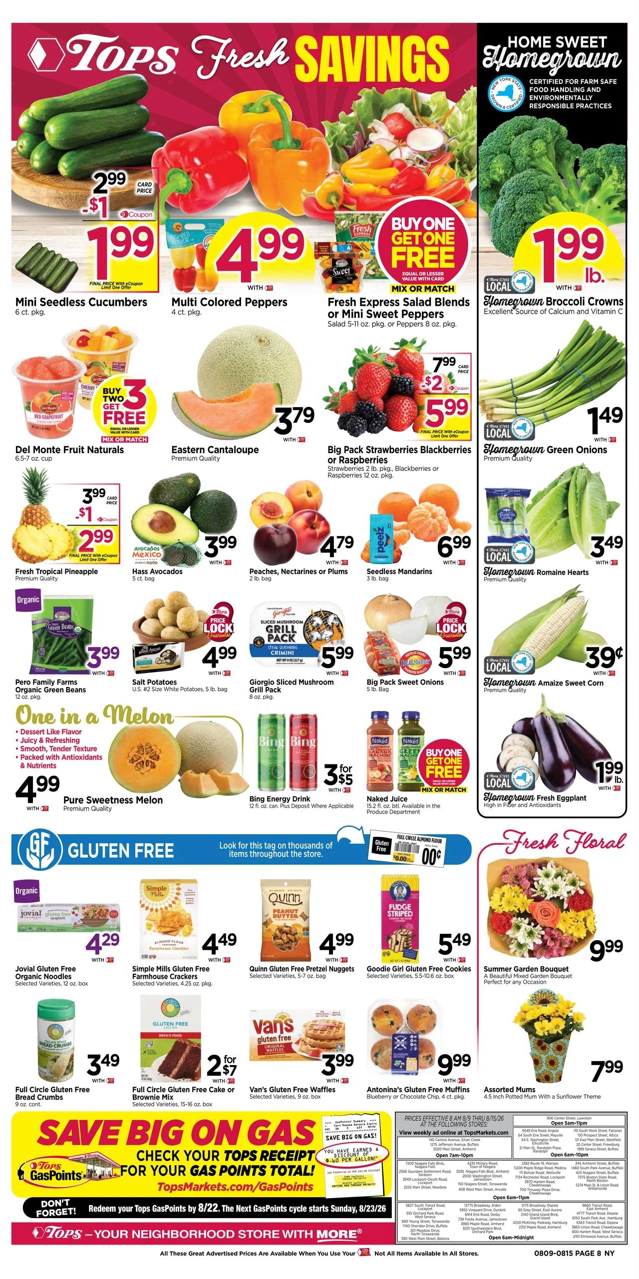 Tops Friendly Markets flyer page 8