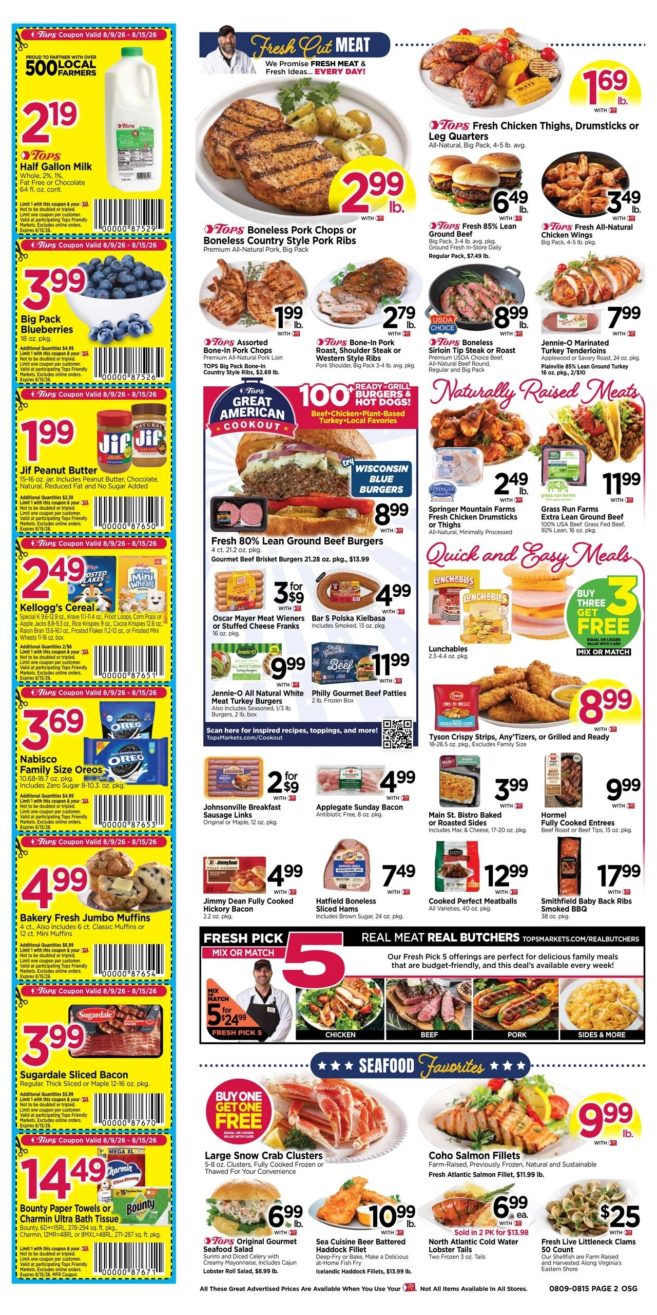 Tops Friendly Markets flyer page 2