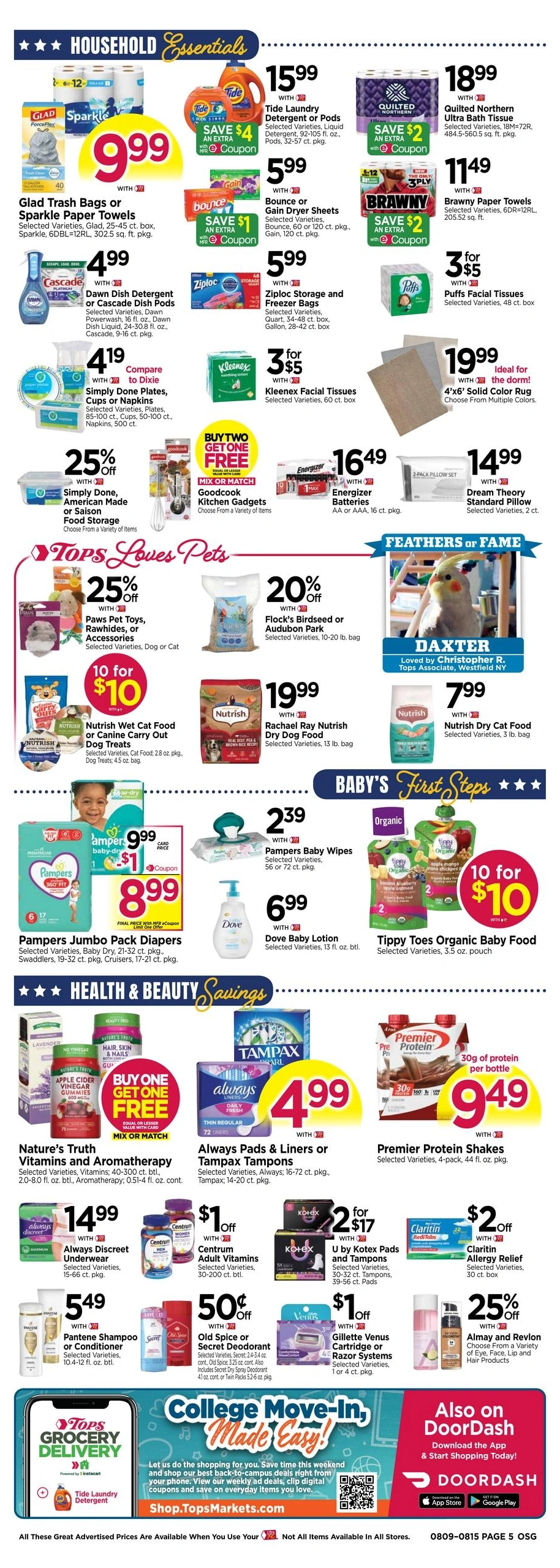 Tops Friendly Markets flyer page 5