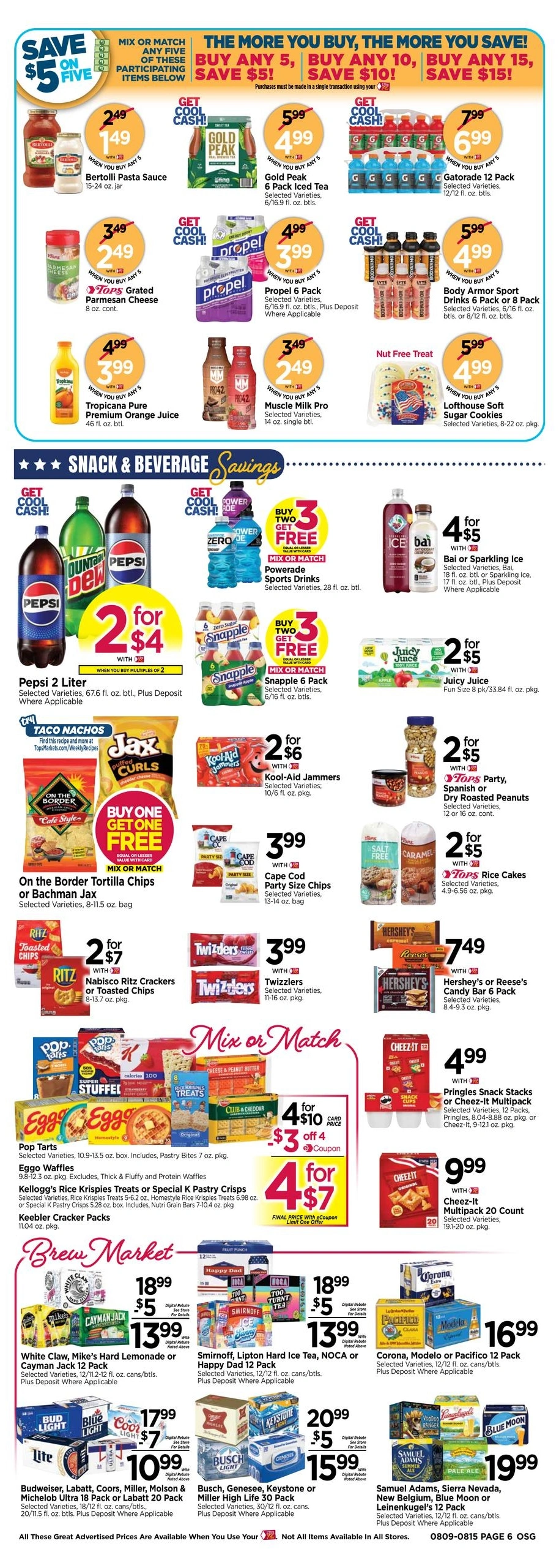Tops Friendly Markets flyer page 6