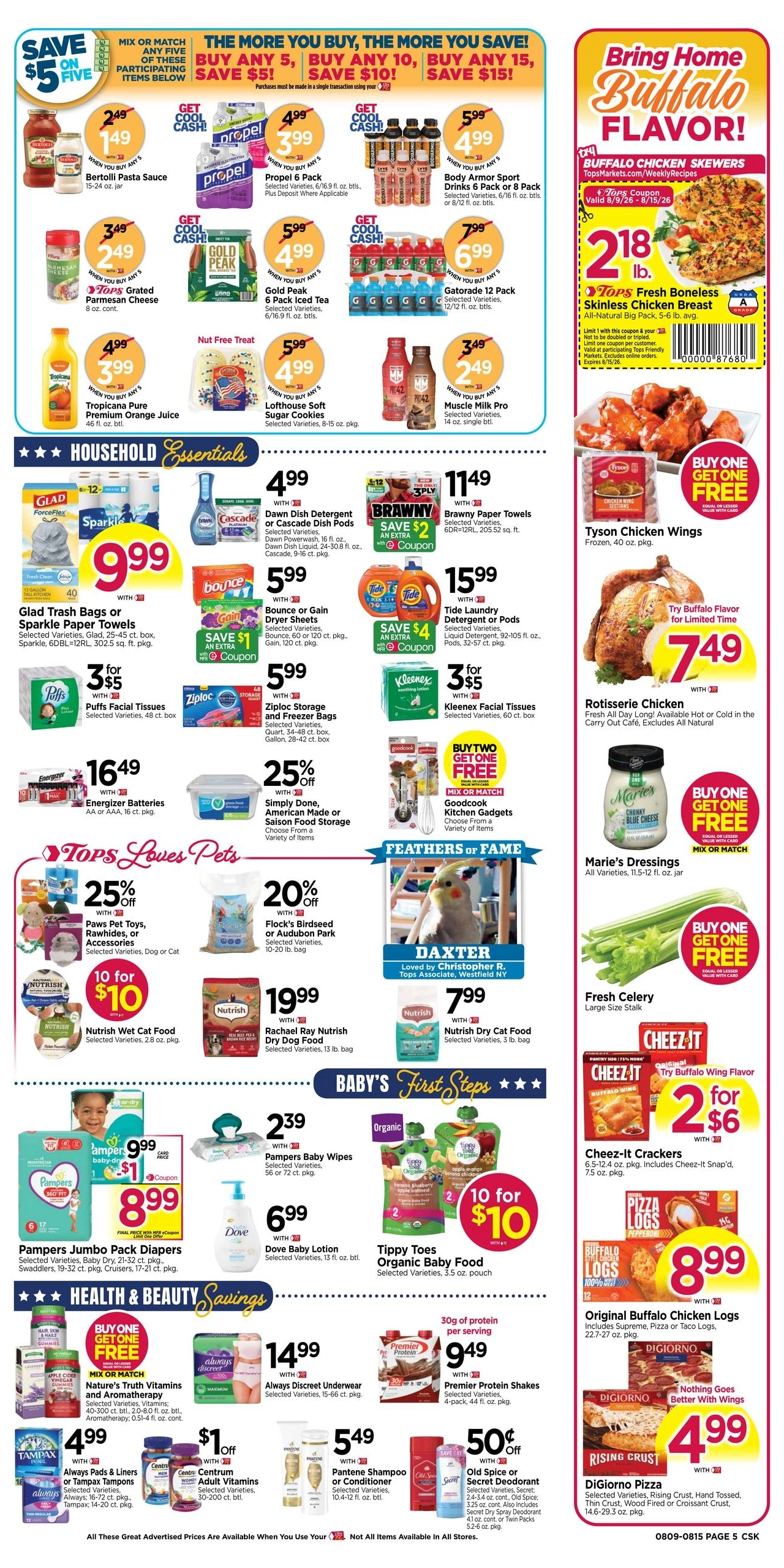 Tops Friendly Markets flyer page 5