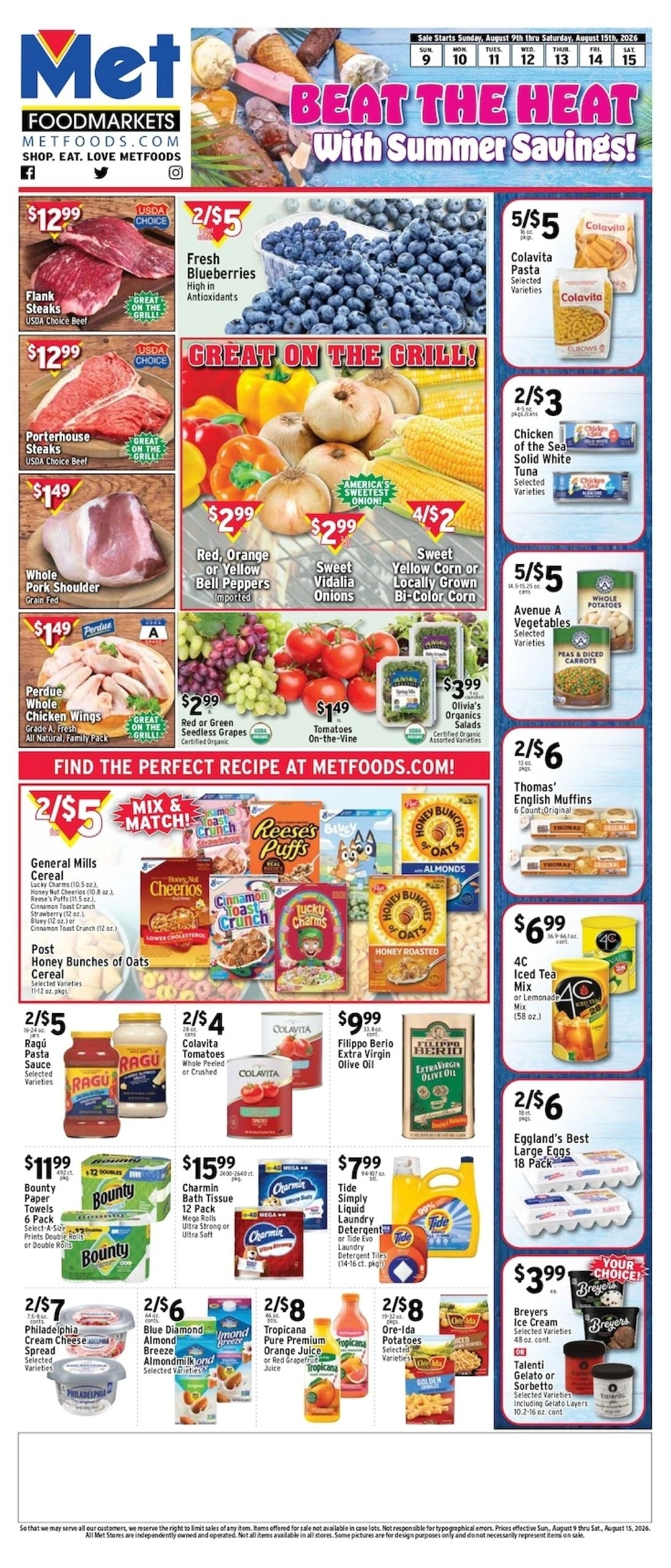 Met Foods flyer page 1