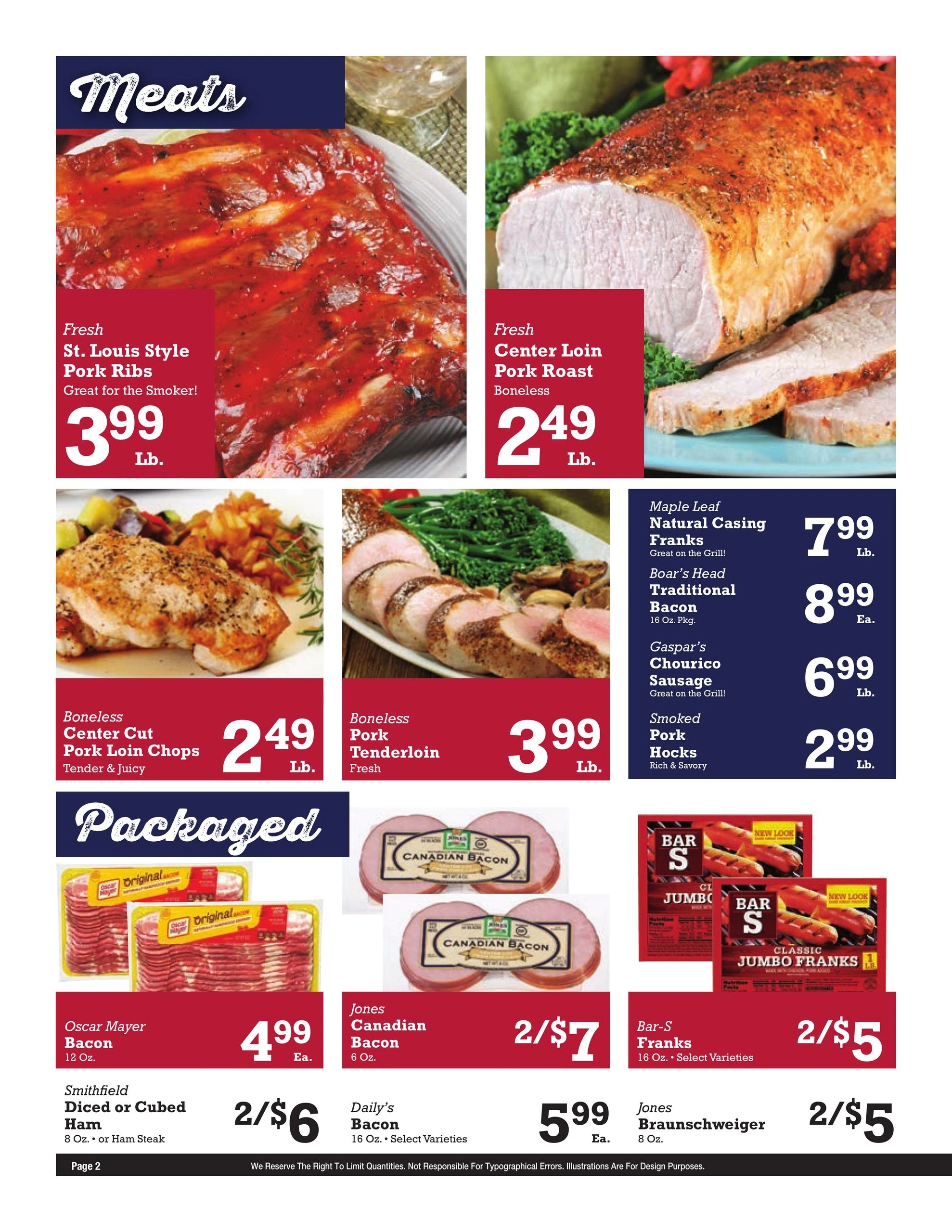 Foster's Super Market flyer page 2