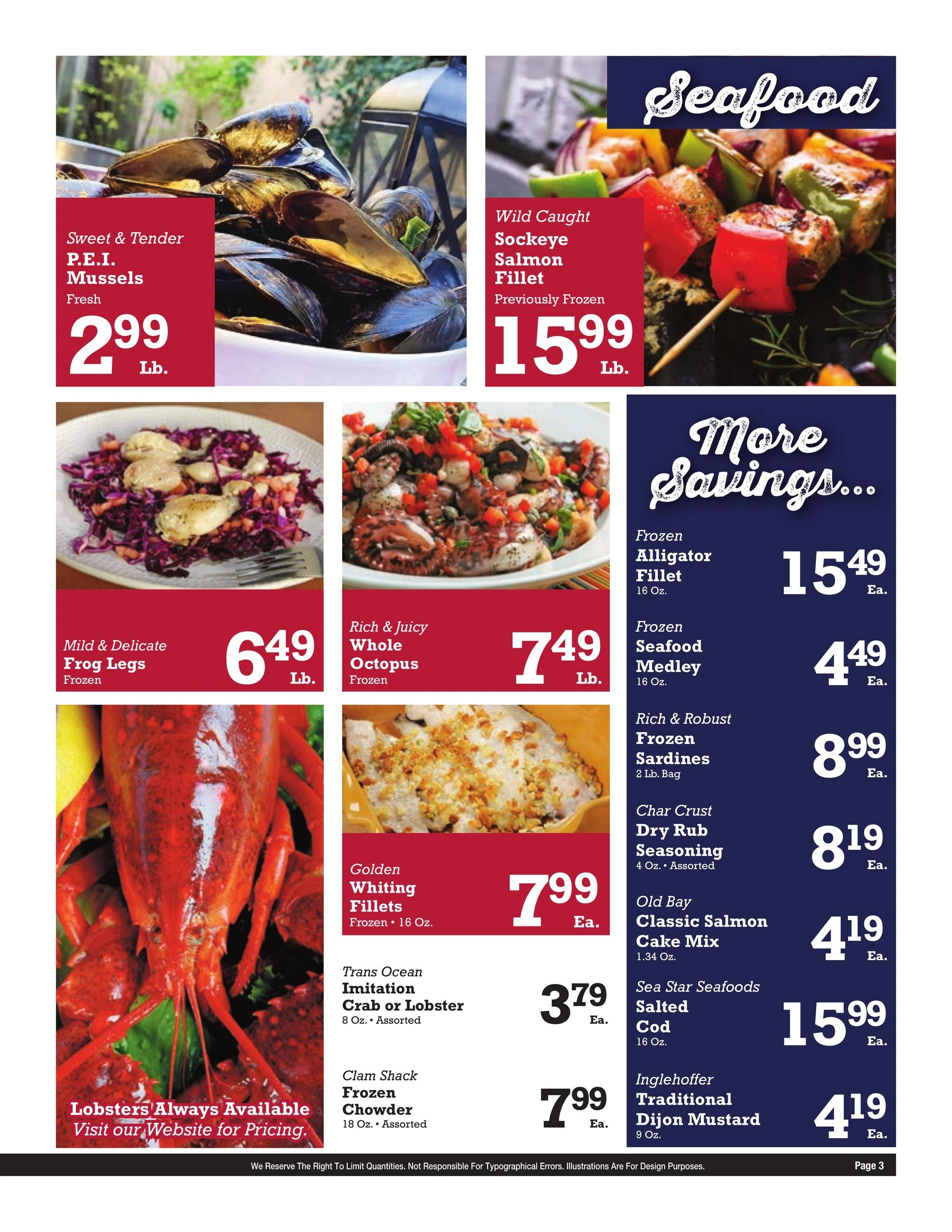 Foster's Super Market flyer page 3