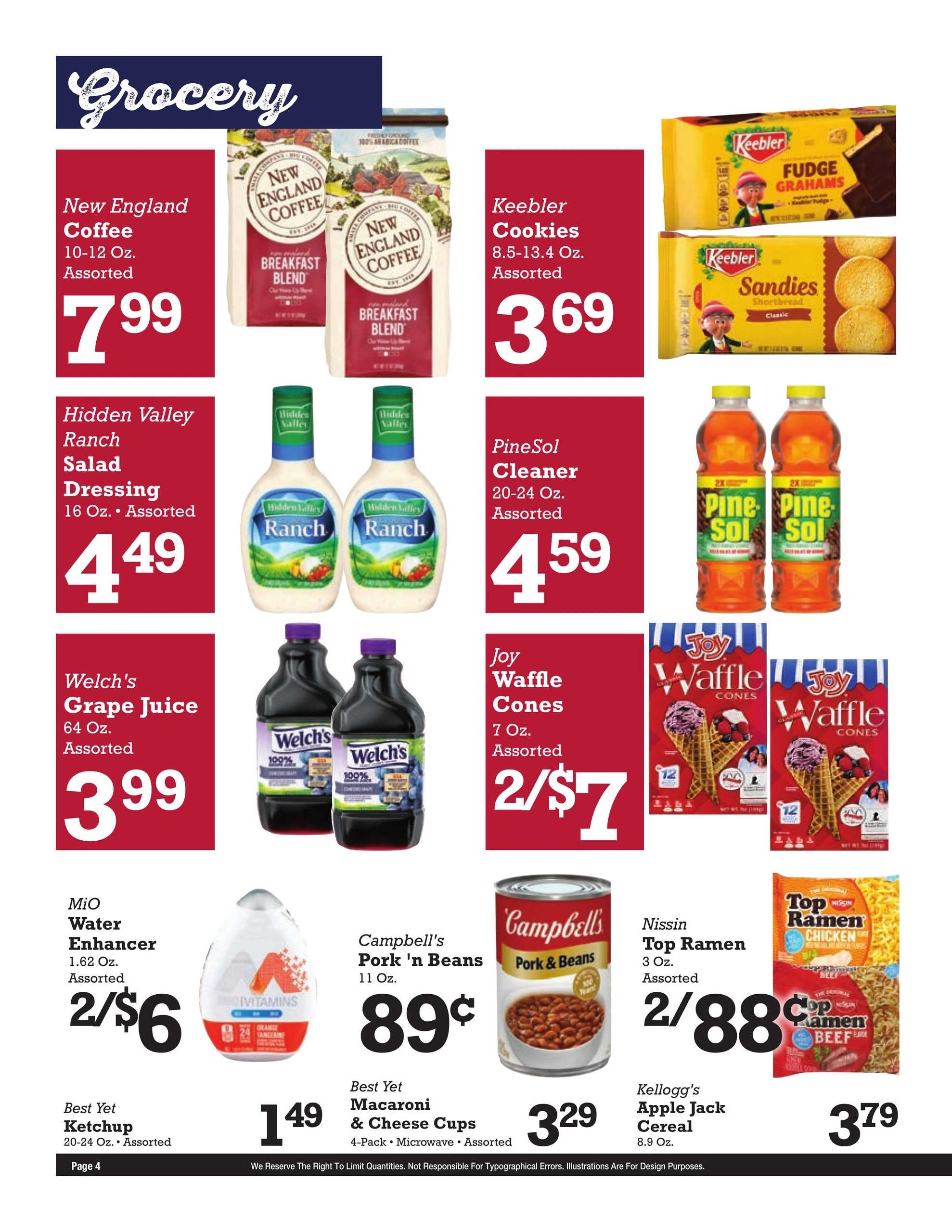 Foster's Super Market flyer page 4