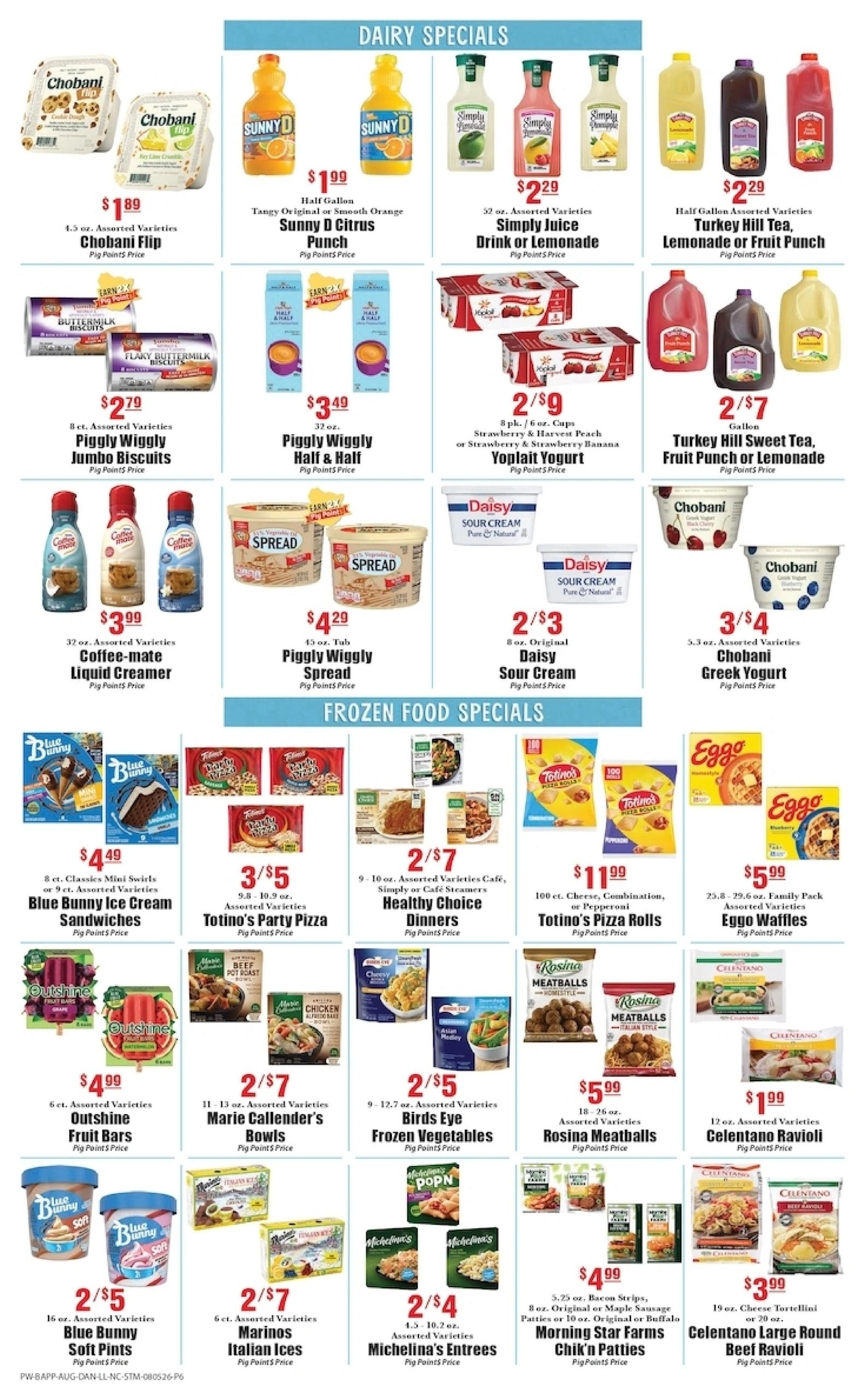 Piggly Wiggly flyer page 6