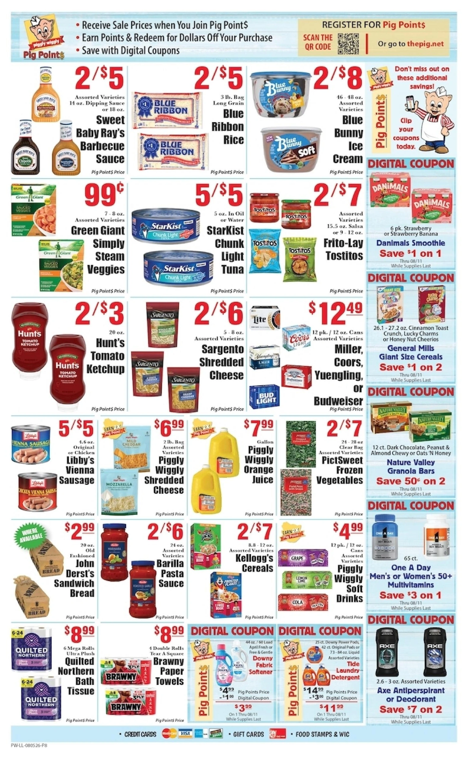 Piggly Wiggly flyer page 8