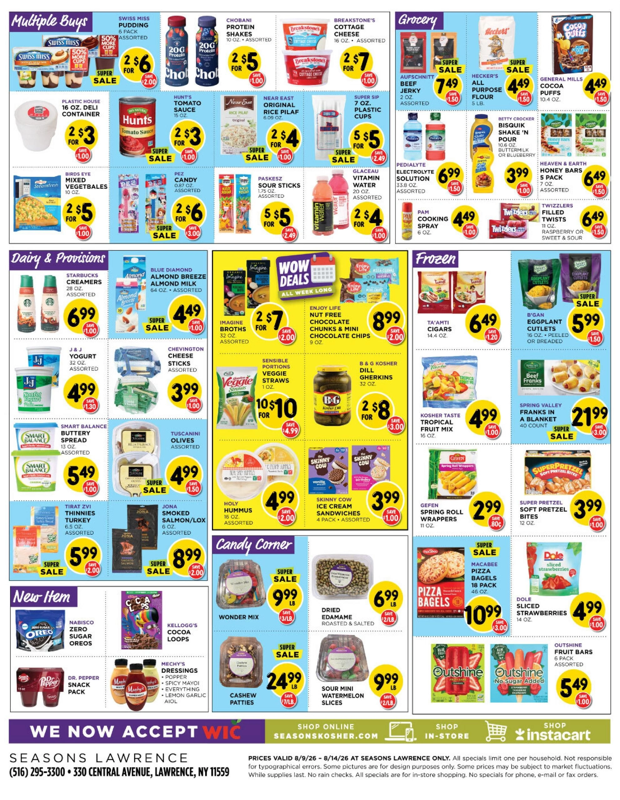 Seasons Kosher flyer page 2