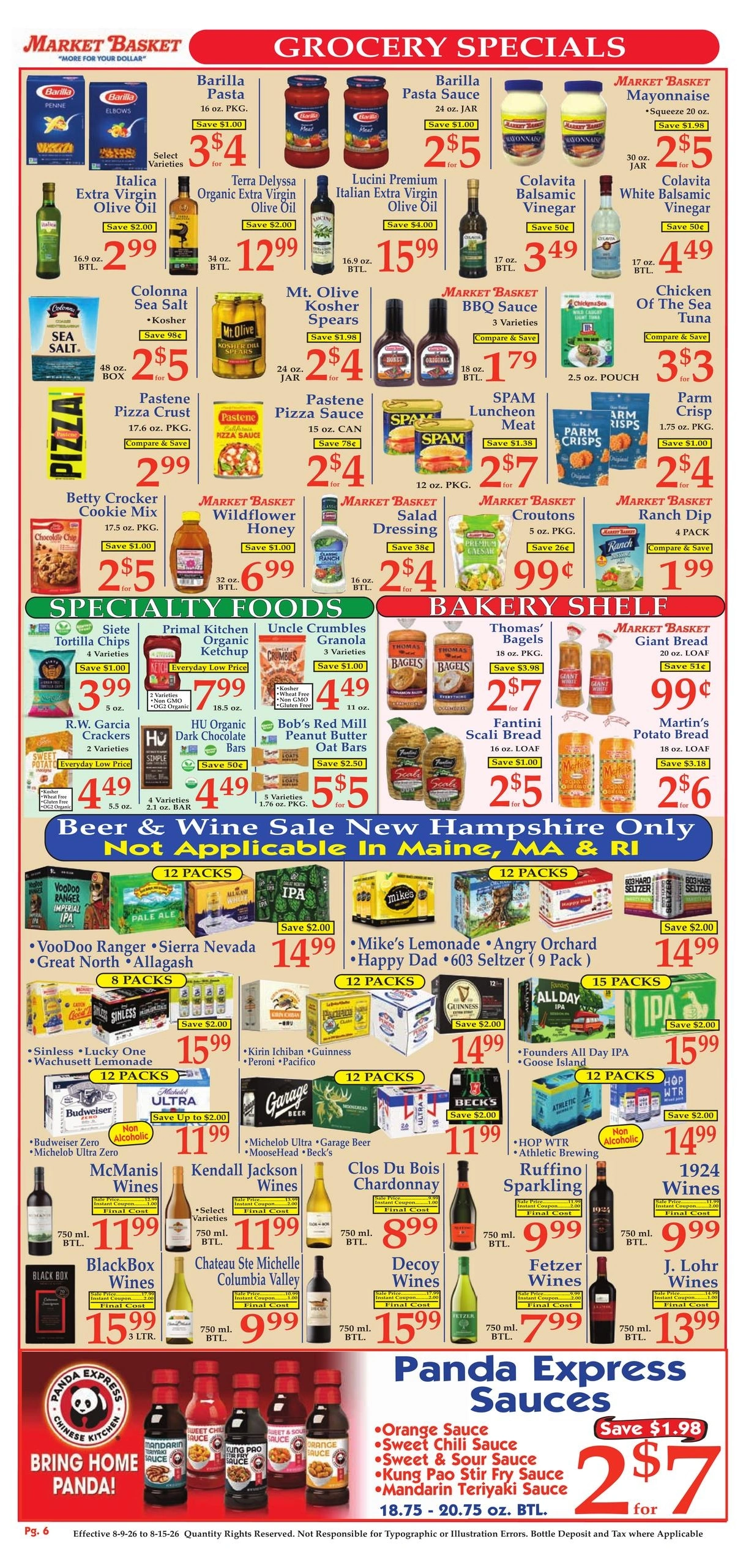 Demoulas Market Basket flyer page 6