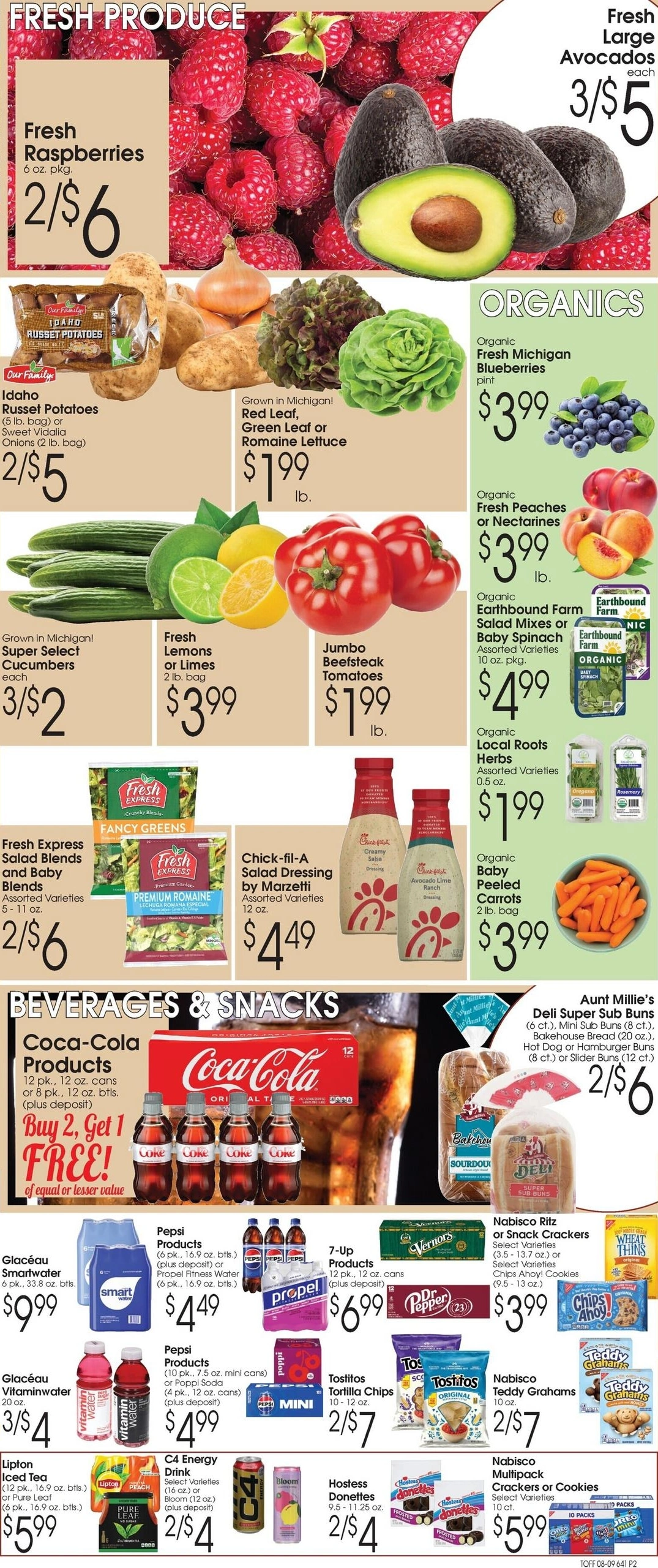 Tom's Food Markets flyer page 2