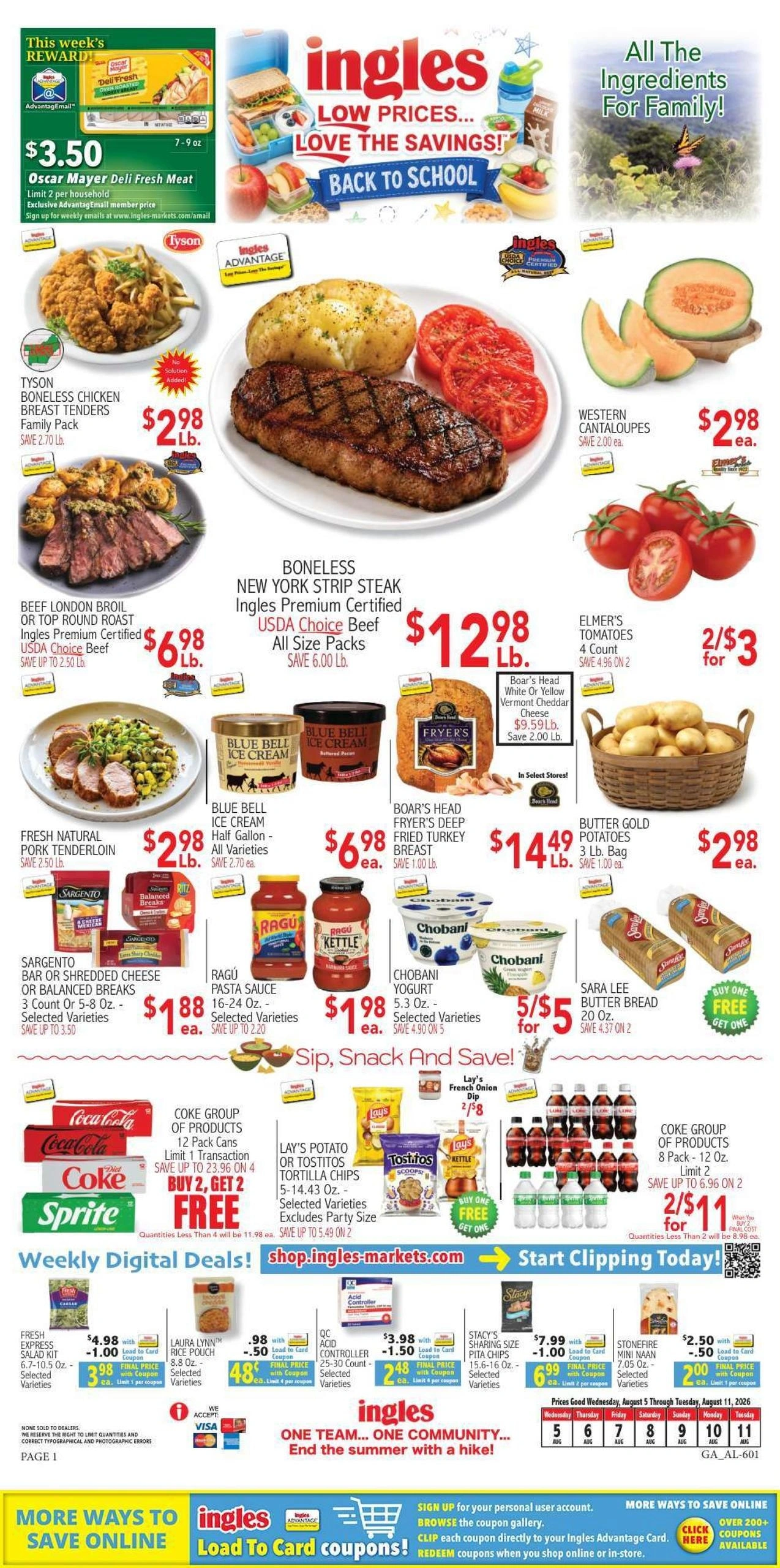 Ingles Markets flyer page 1