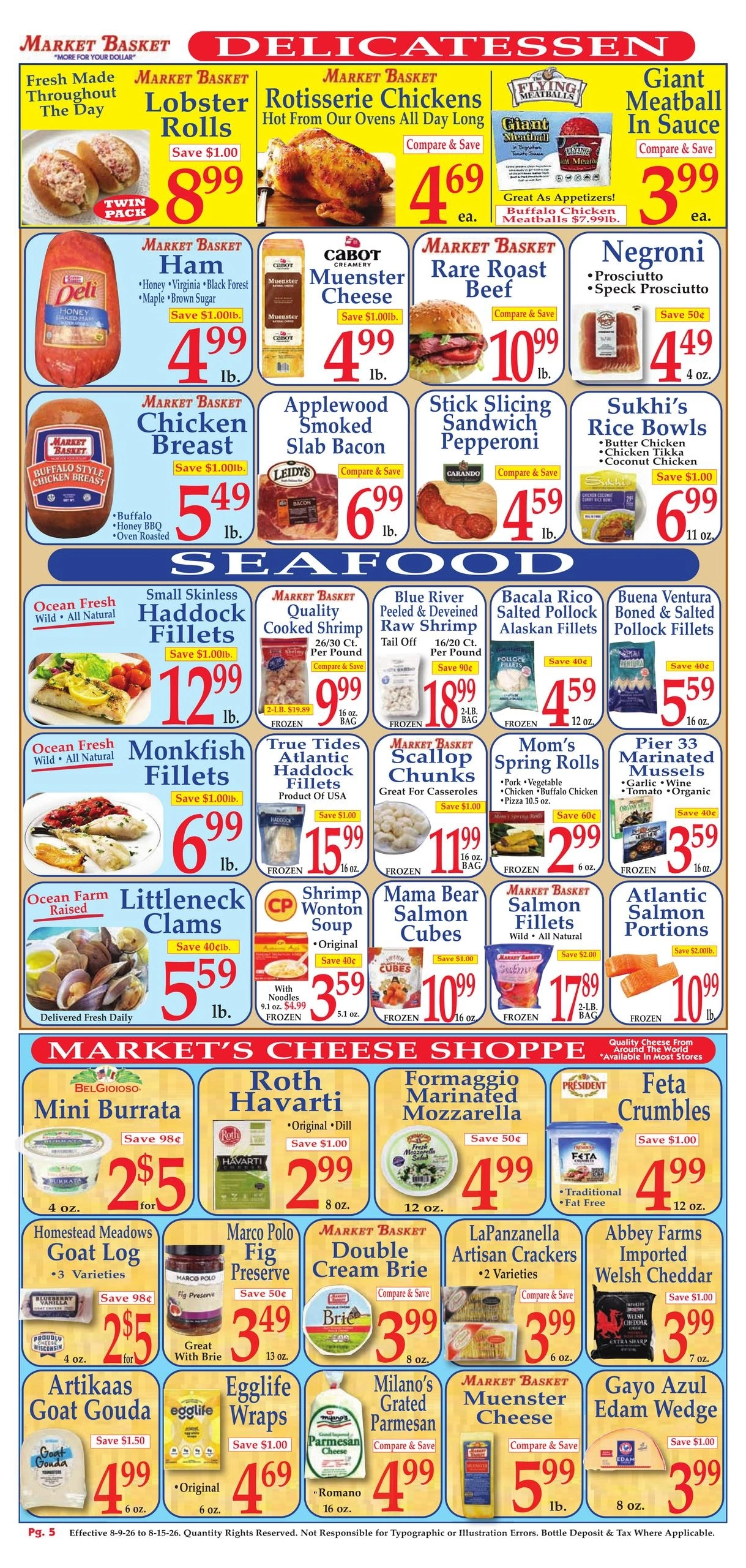 Market Basket flyer page 4