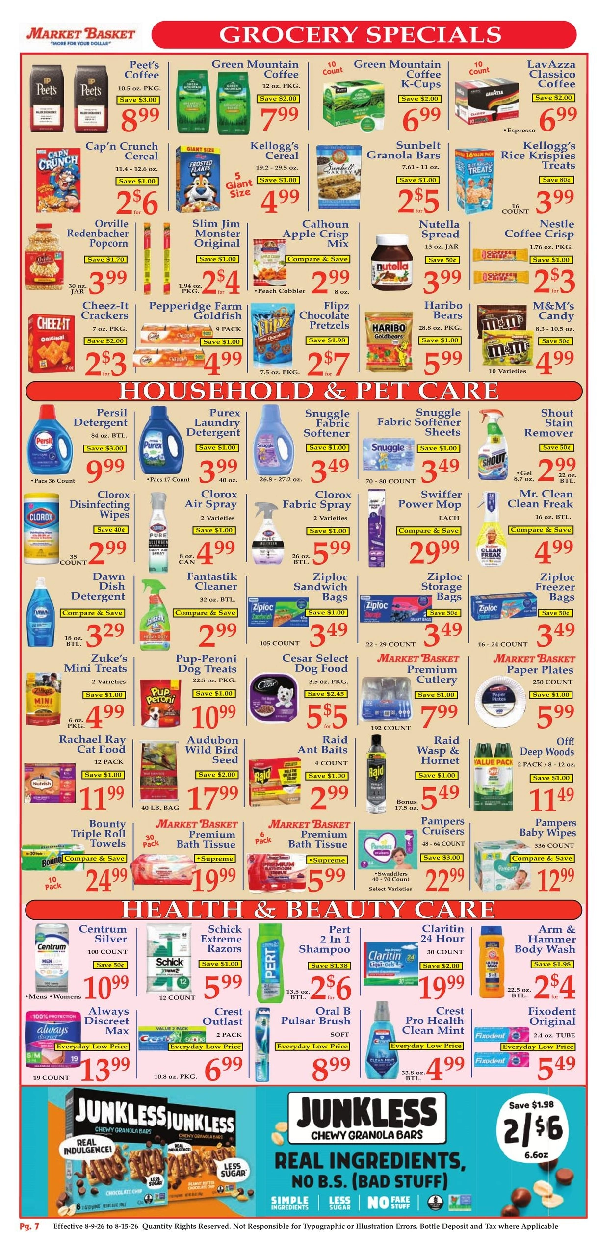 Market Basket flyer page 7