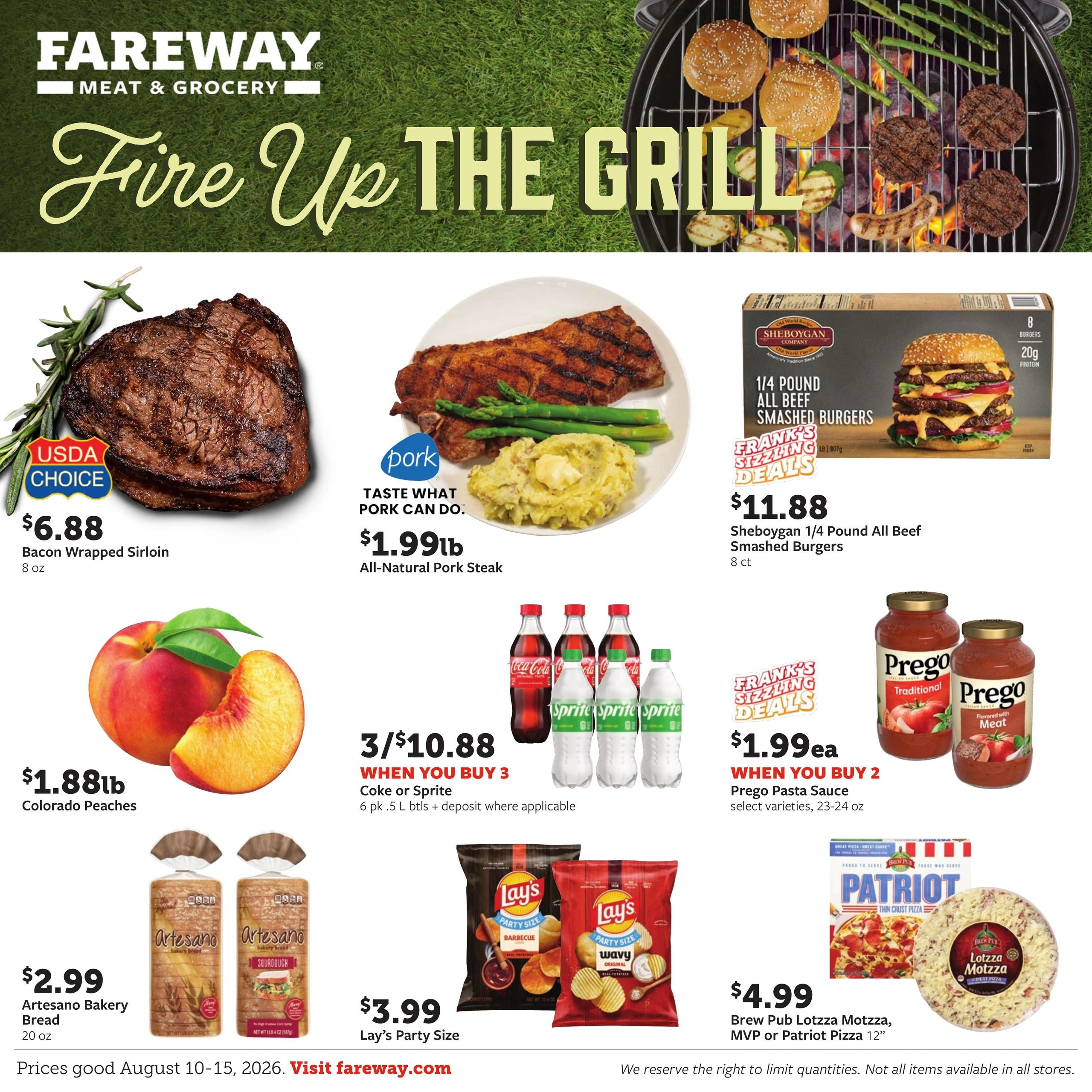 Fareway flyer page 1