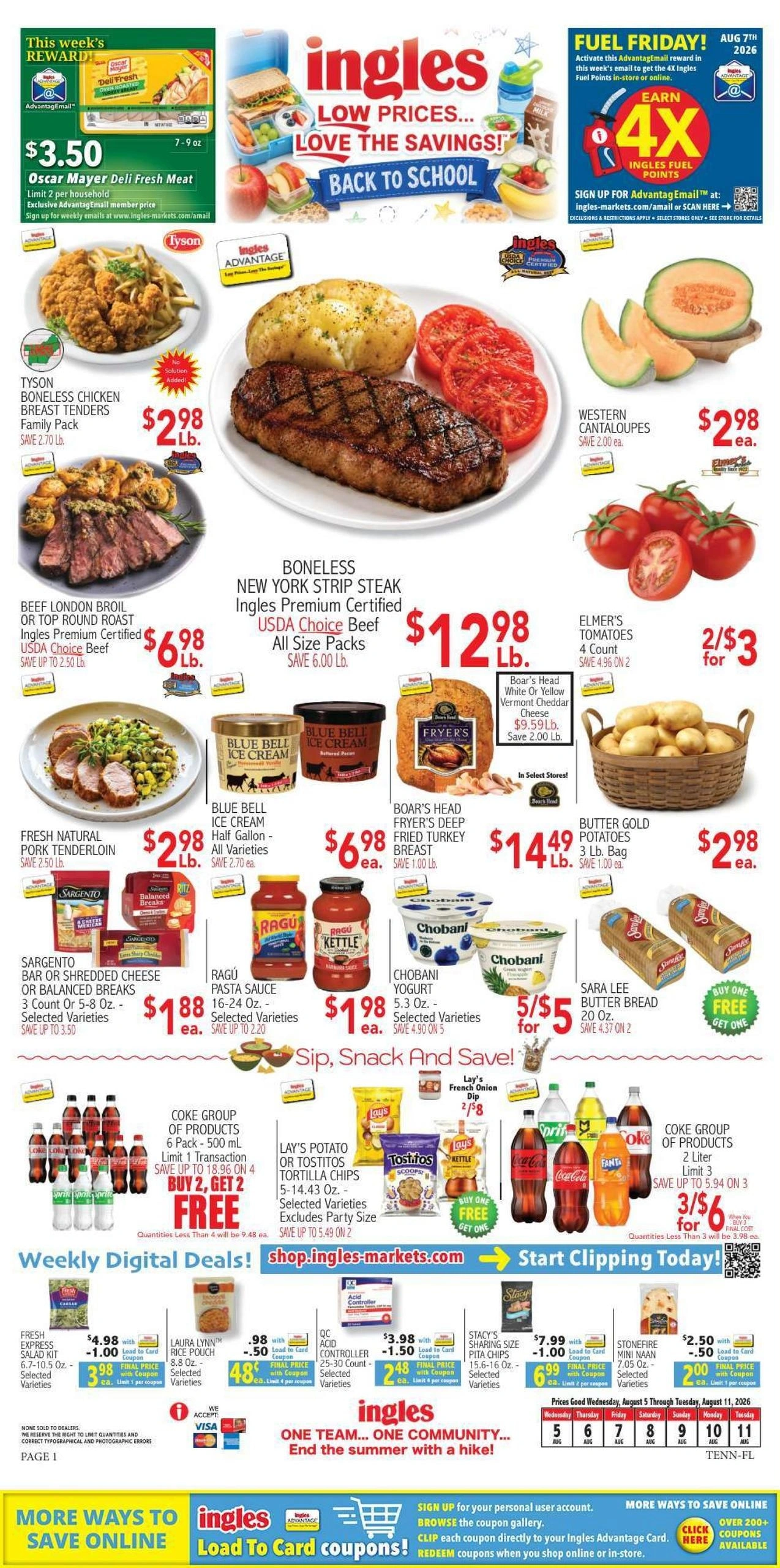 Ingles Markets flyer page 1