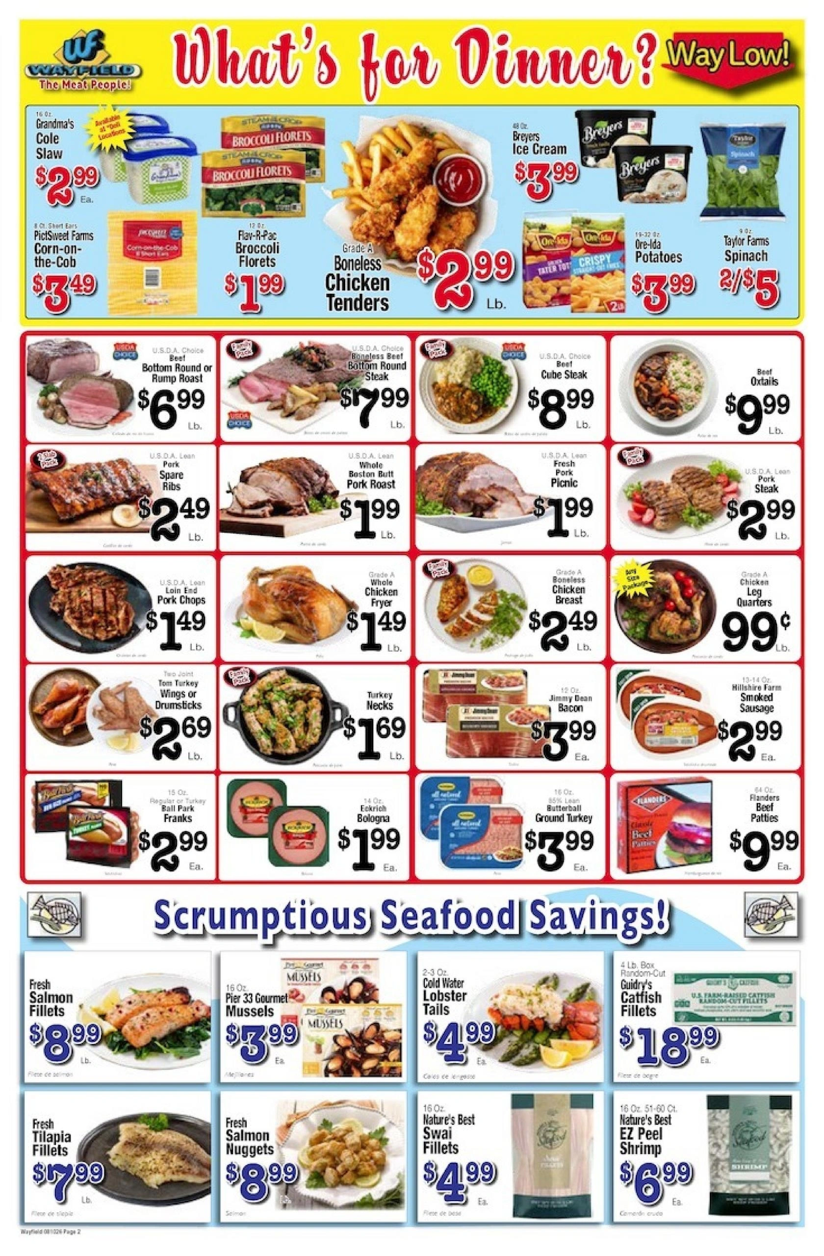 Wayfield Foods flyer page 2