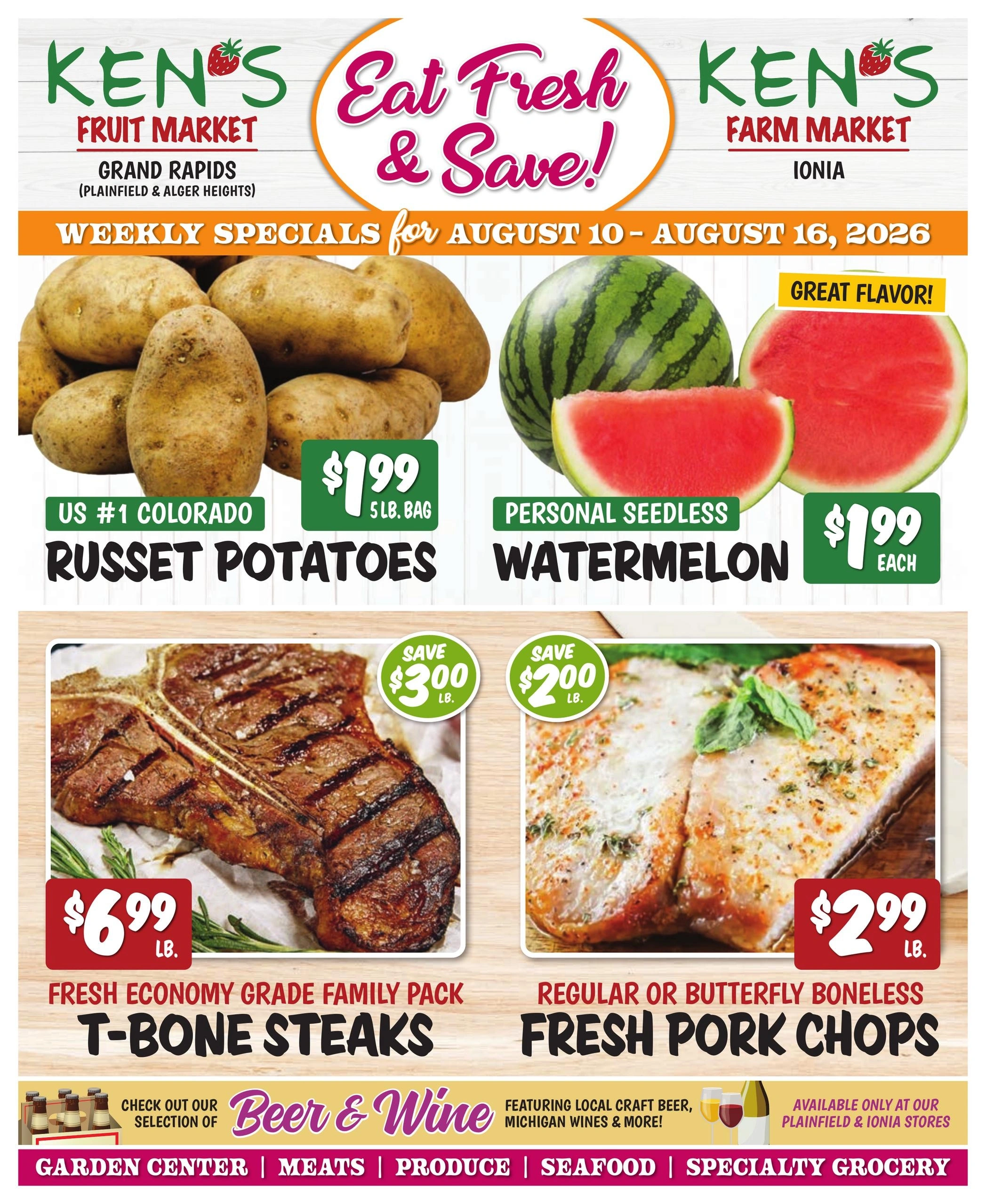 Ken's Fruit Market flyer page 1