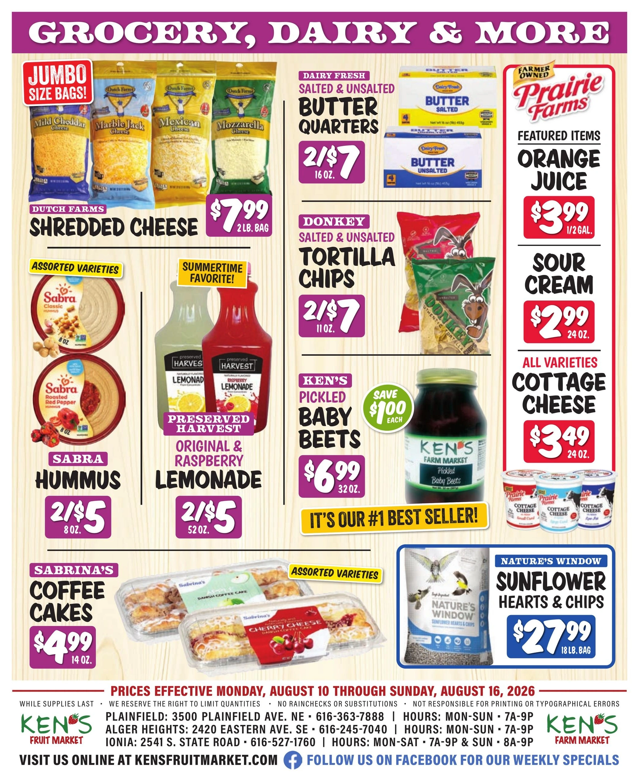 Ken's Fruit Market flyer page 4