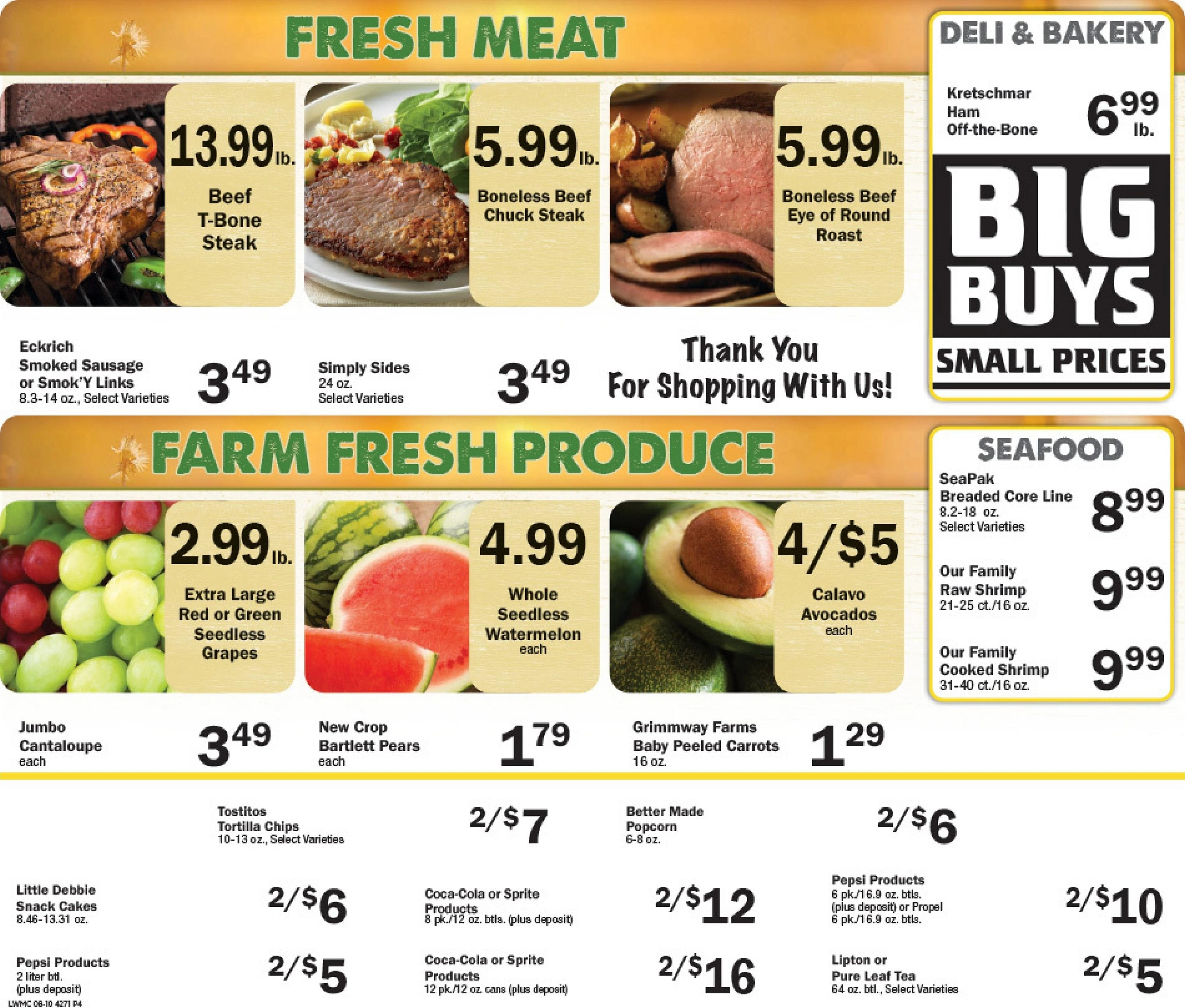 Rosati's Marketplace flyer page 4