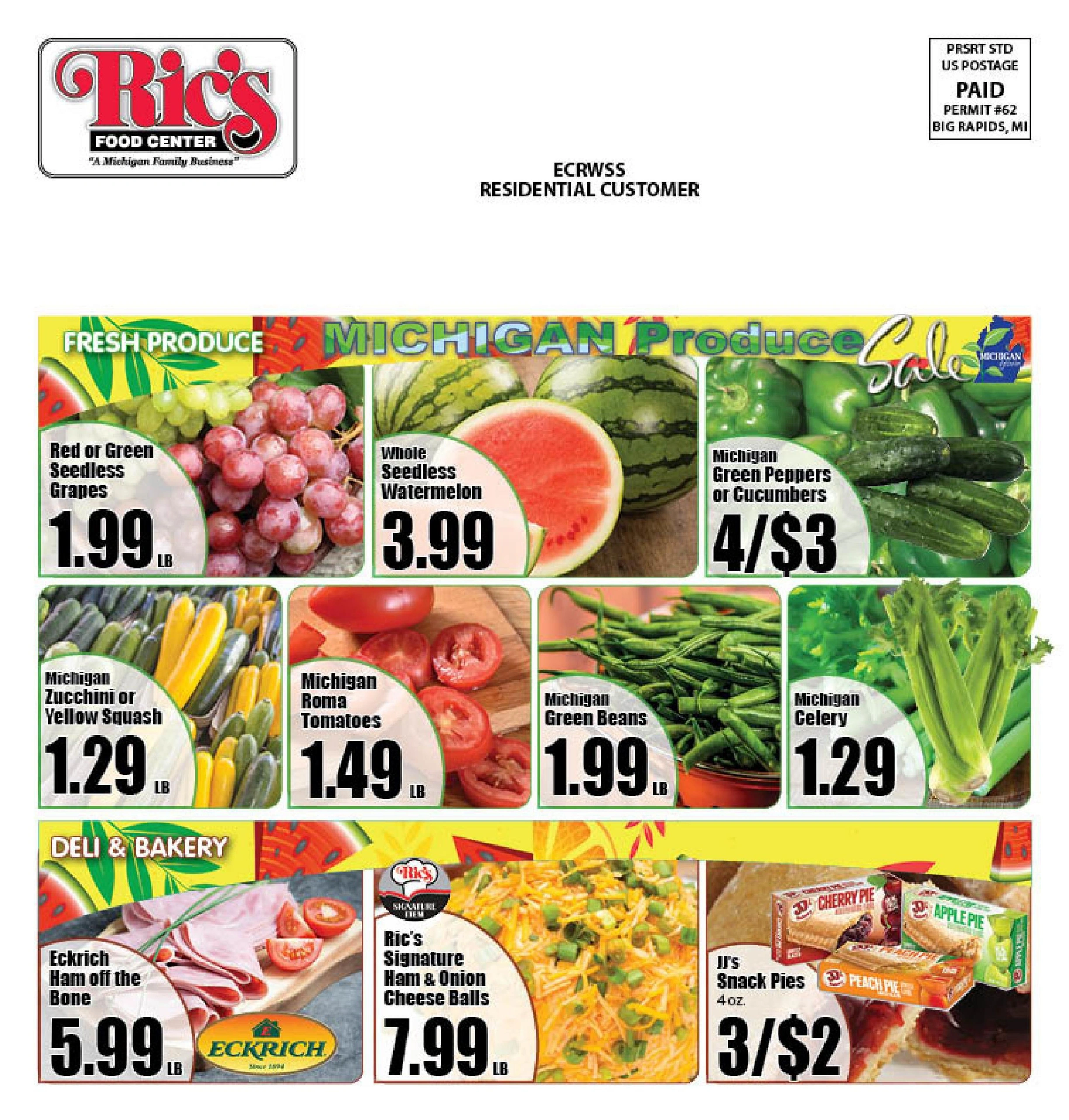 Ric's Food Center flyer page 4