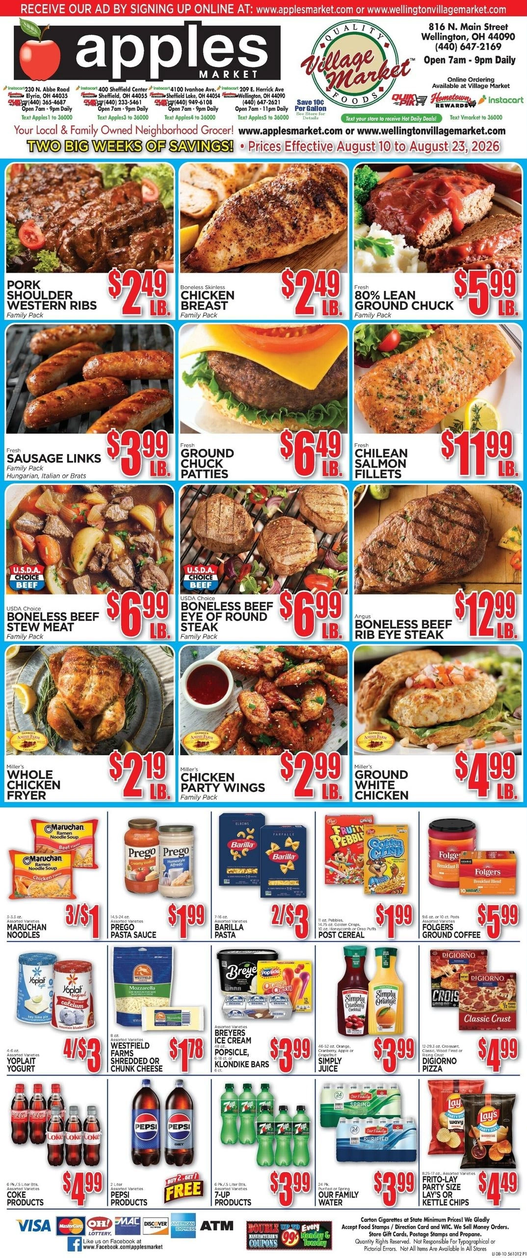 Apples Market flyer page 1