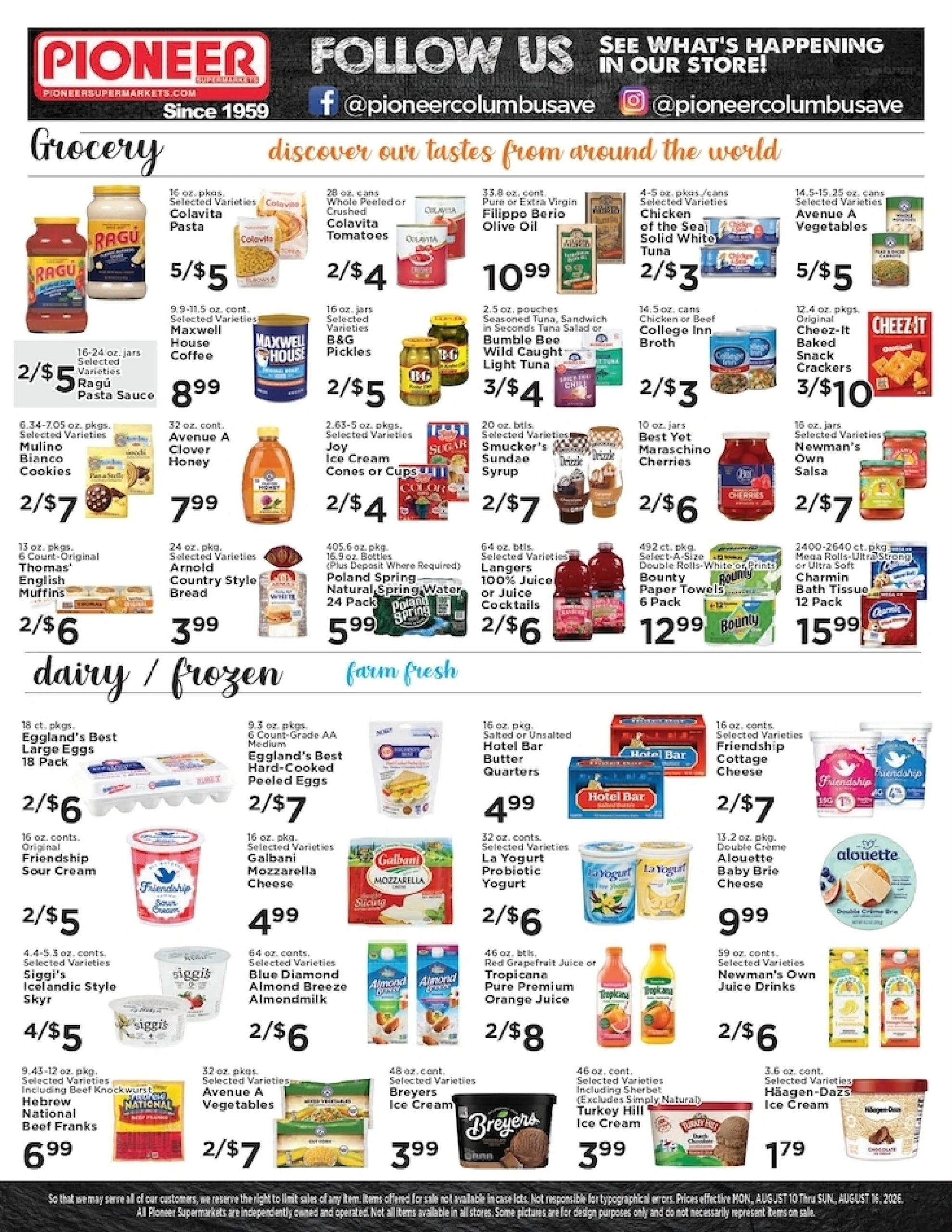 Pioneer Supermarket flyer page 2