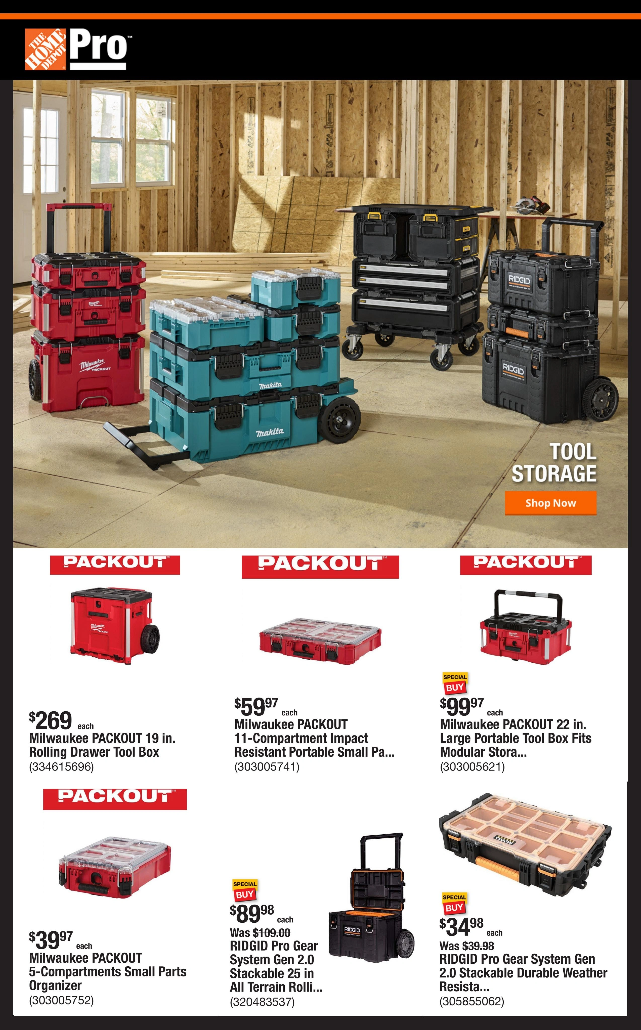 Home Depot flyer page 1