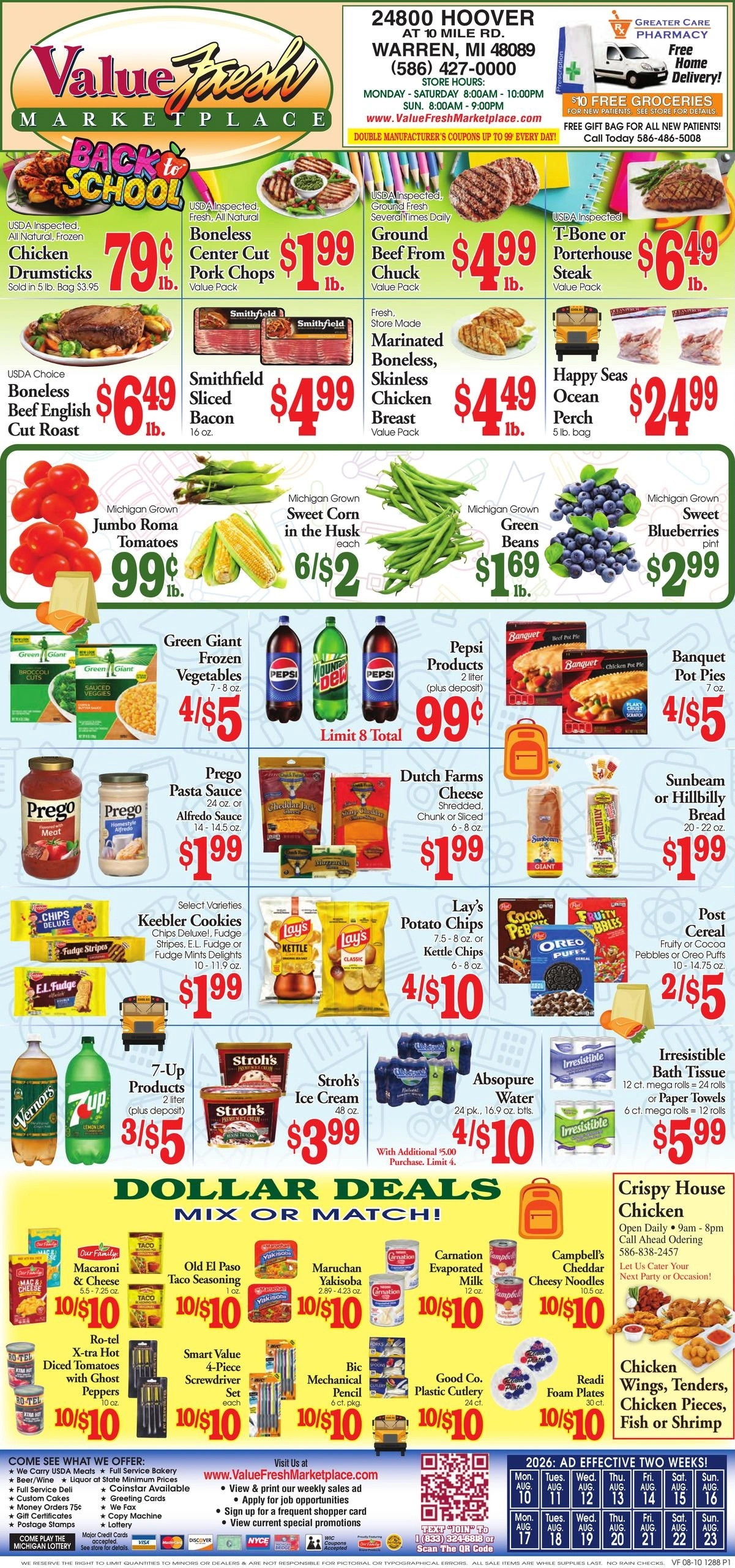 Value Fresh Marketplace flyer page 1