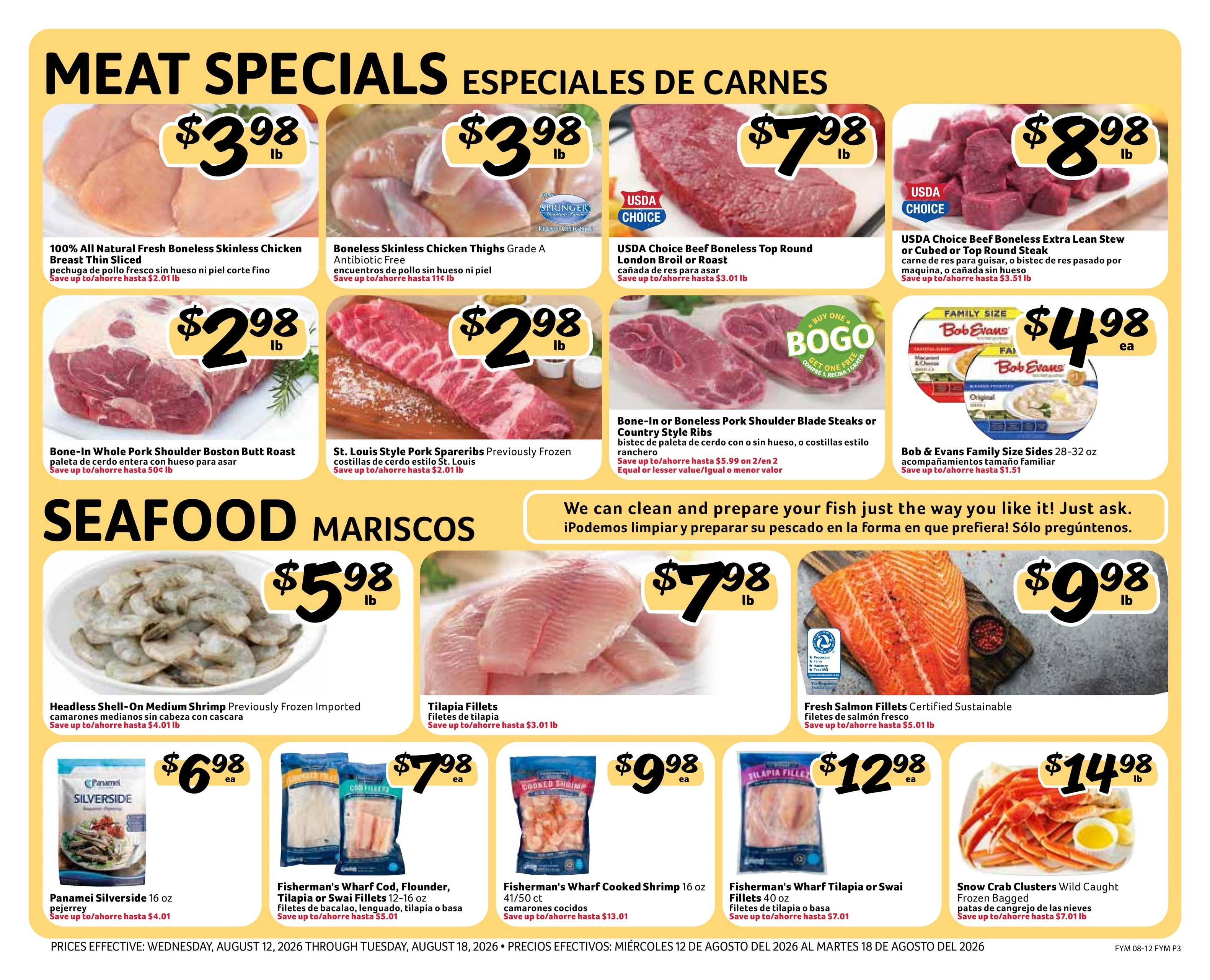 Fresco Y Mas flyer page 3