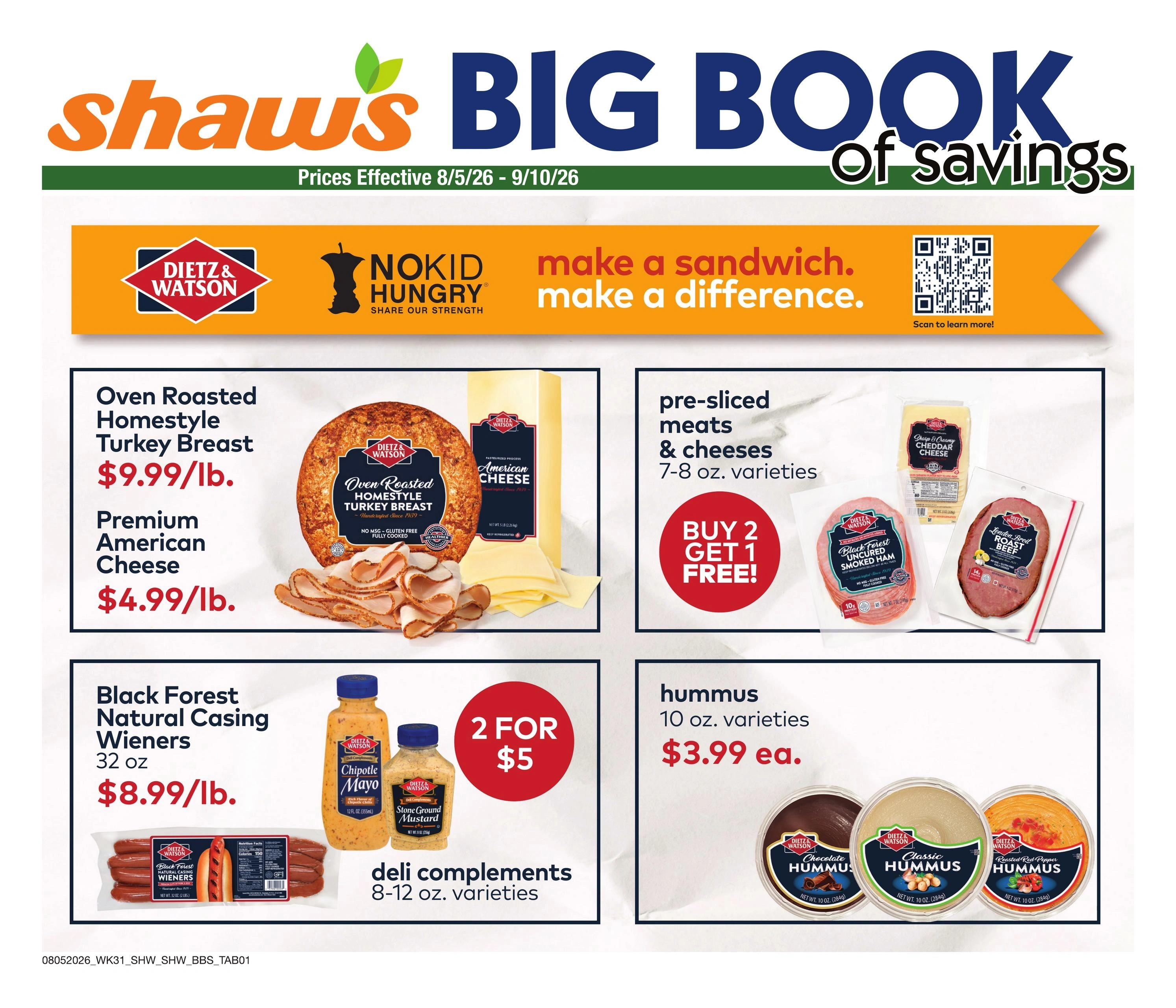 Shaw's flyer page 1