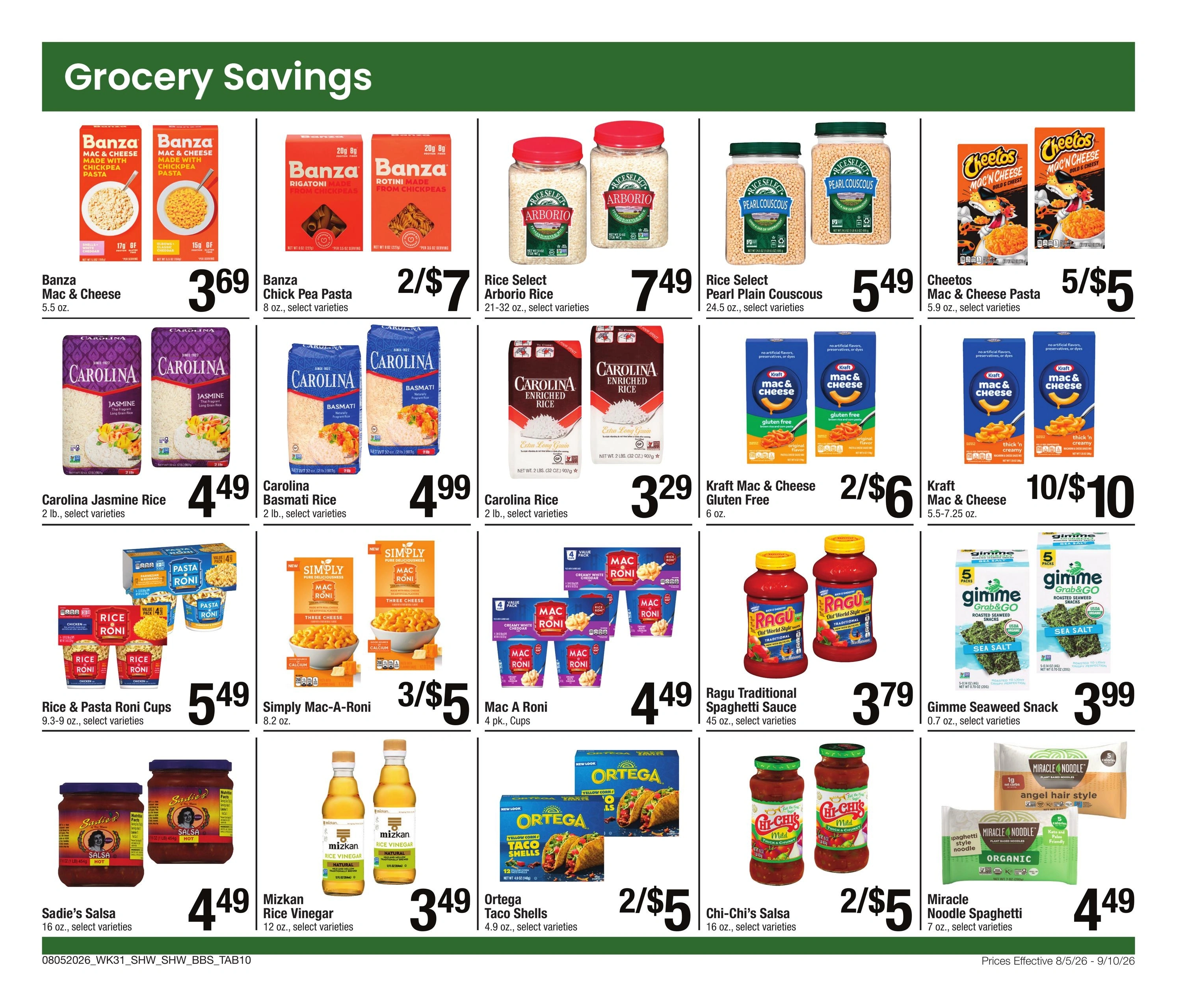 Shaw's flyer page 9