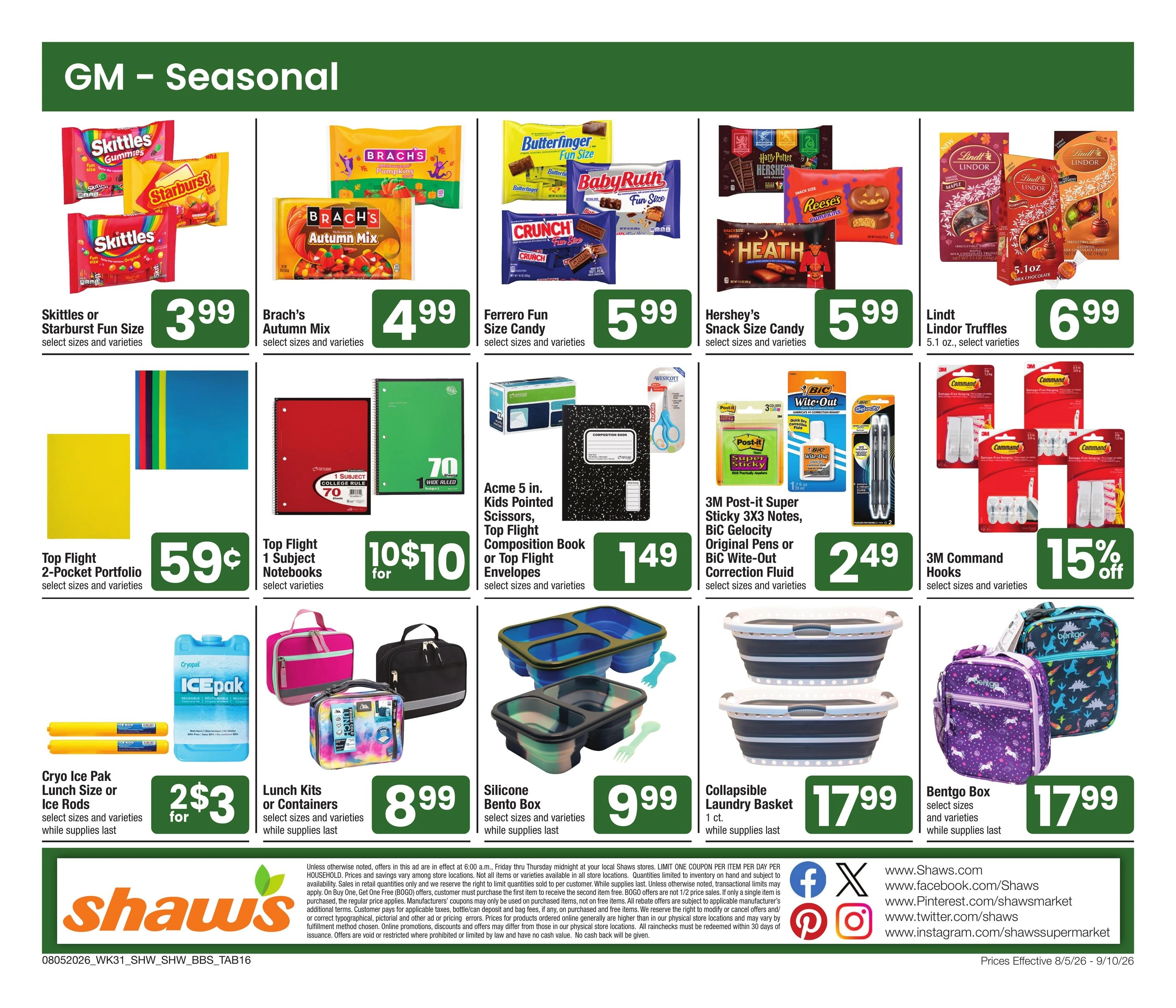 Shaw's flyer page 14