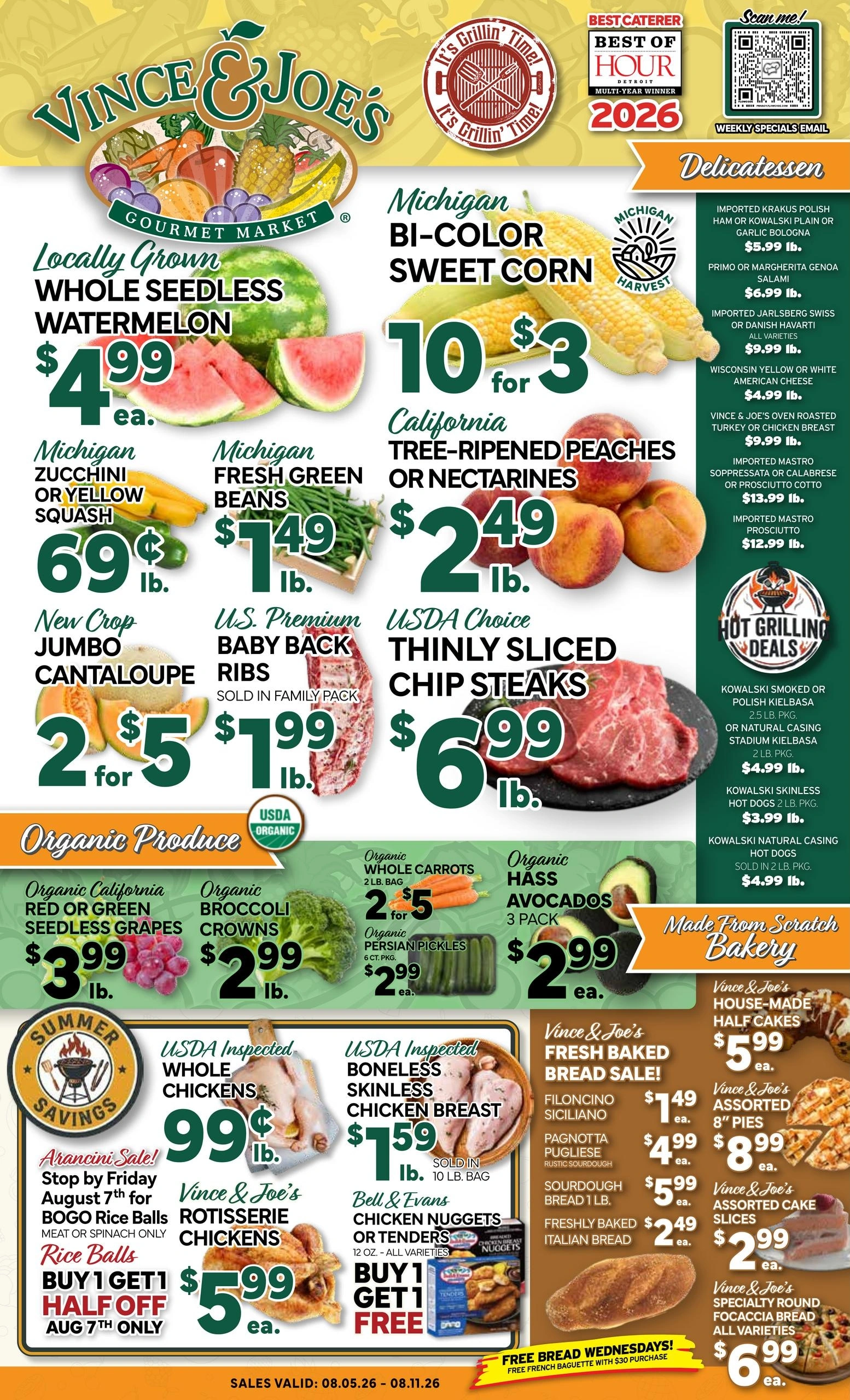 Vince And Joes Gourmet Market flyer page 1