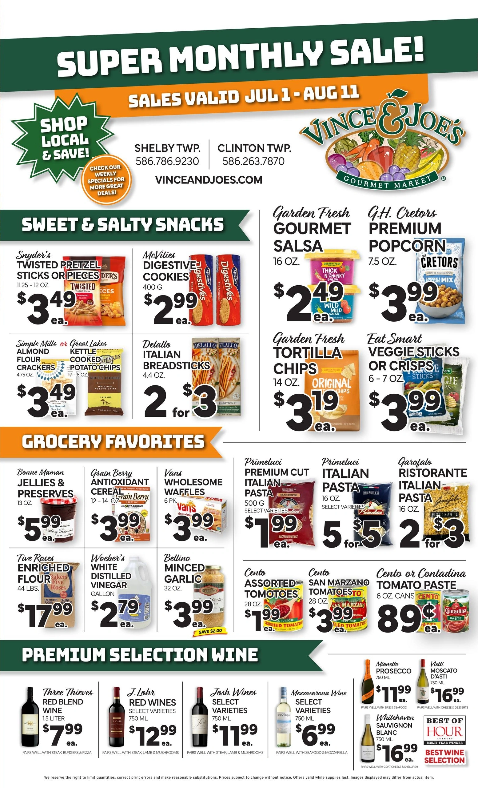 Vince And Joes Gourmet Market flyer page 3