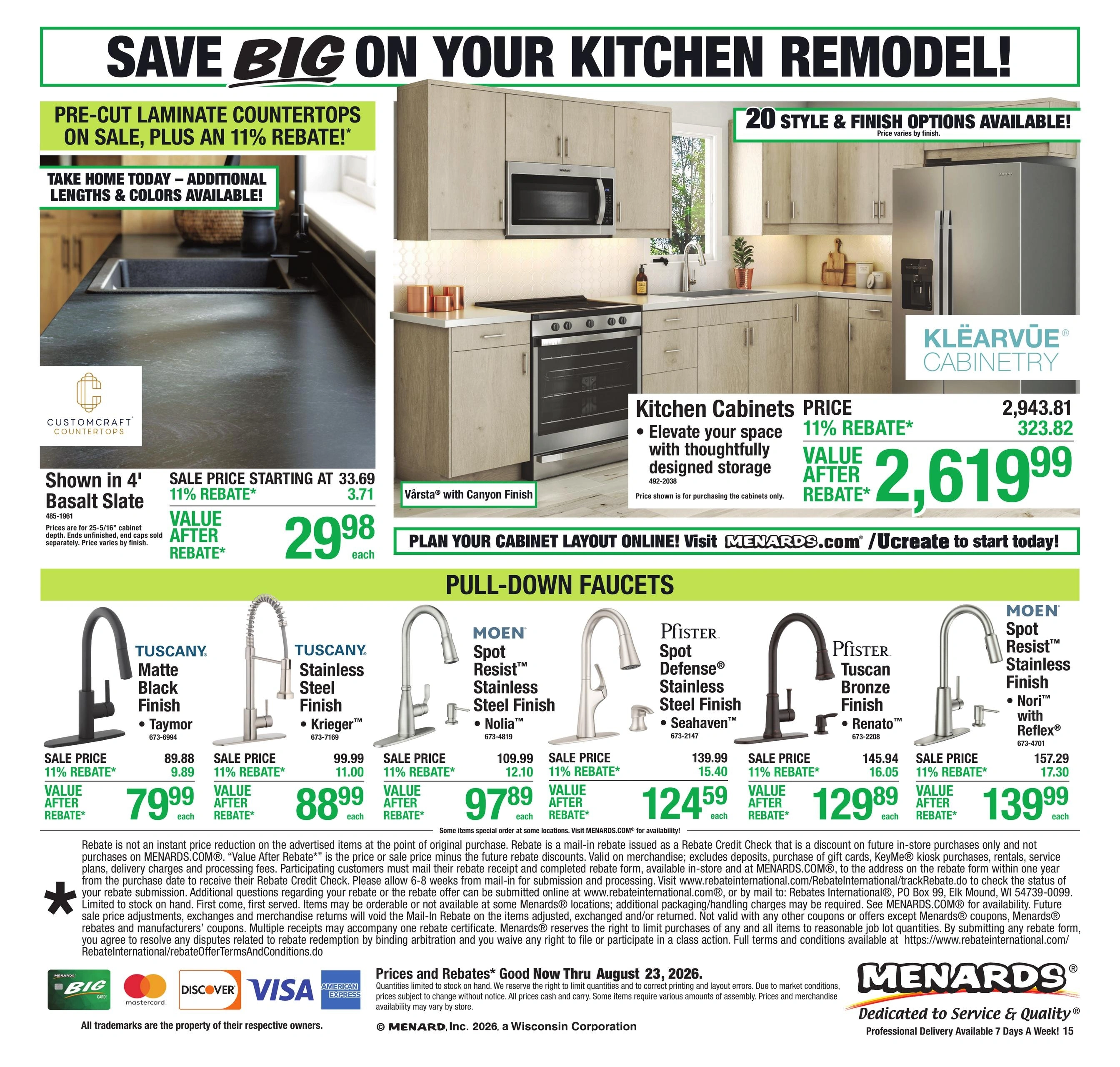 Menards flyer page 19