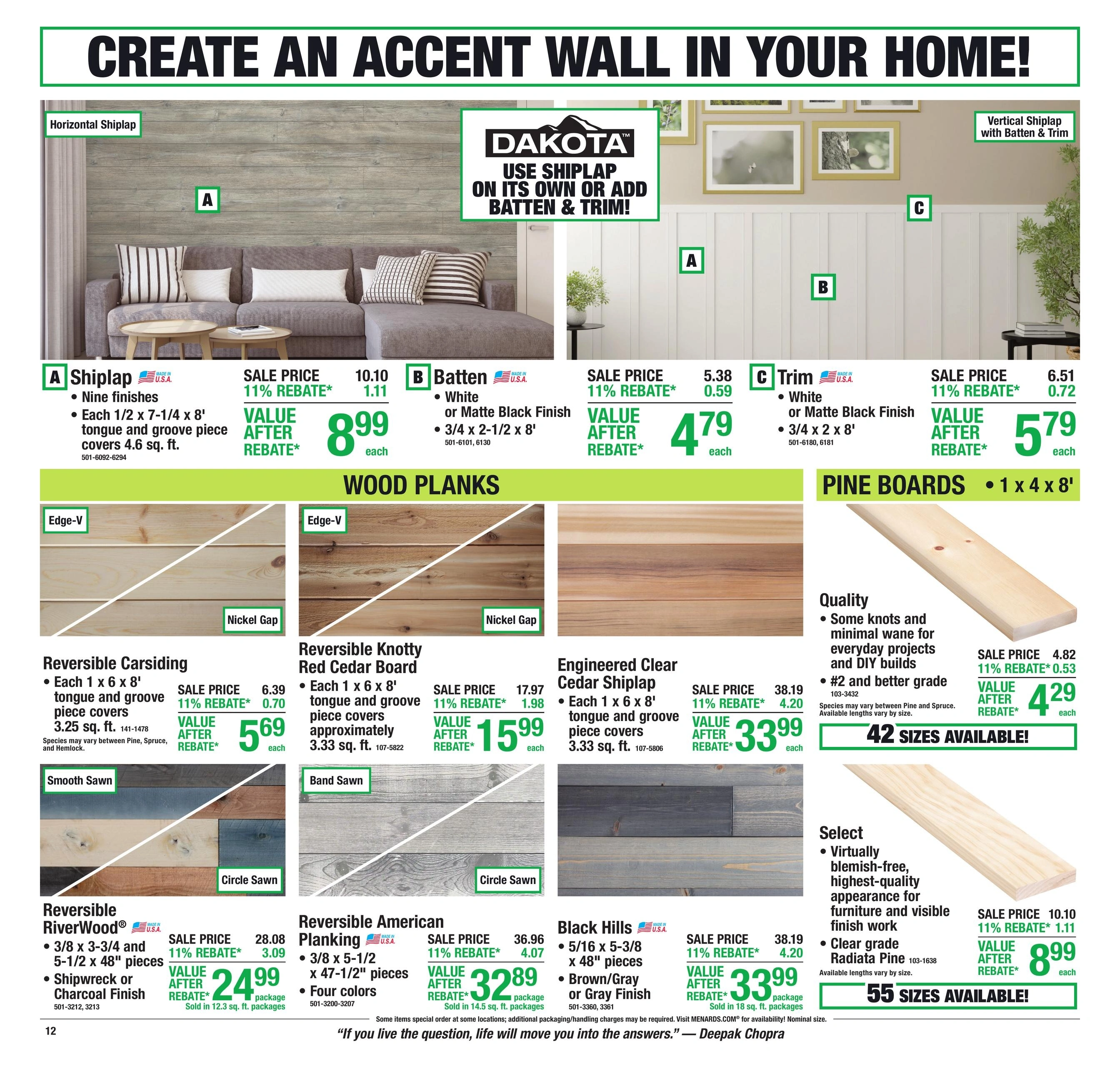 Menards flyer page 15