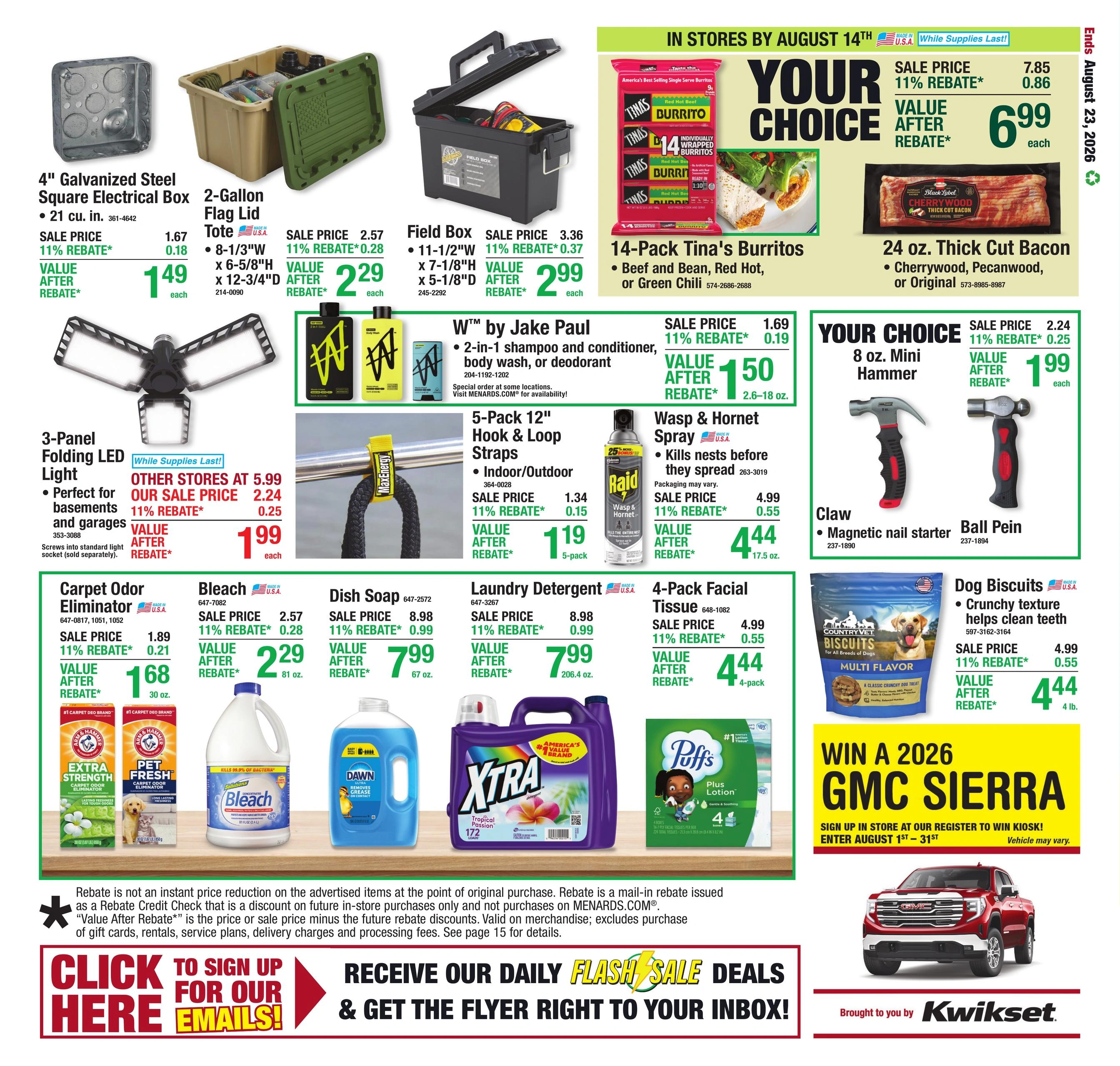 Menards flyer page 21