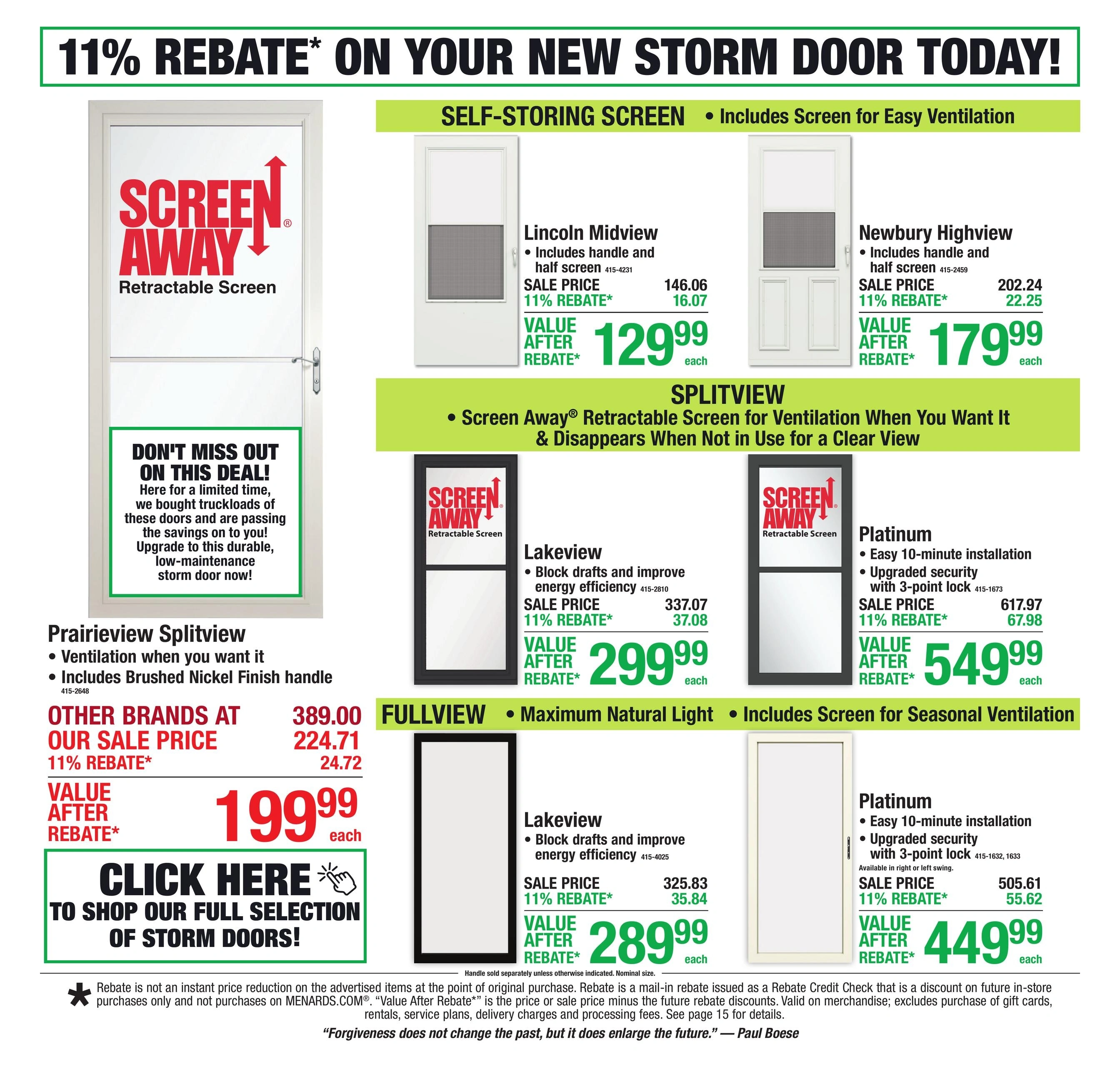 Menards flyer page 3