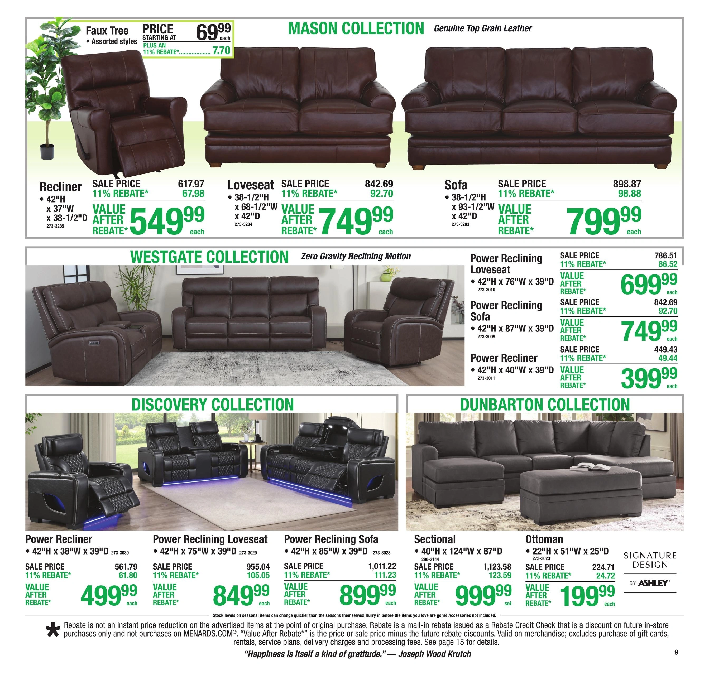 Menards flyer page 12